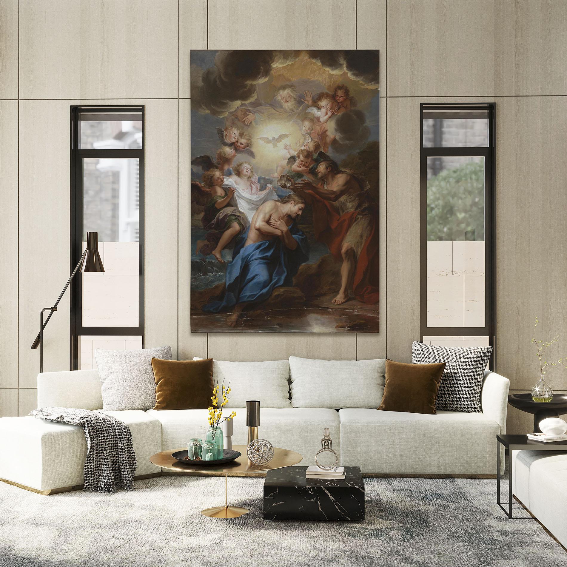 Vászonkép Divine Yellow Light mockup 2