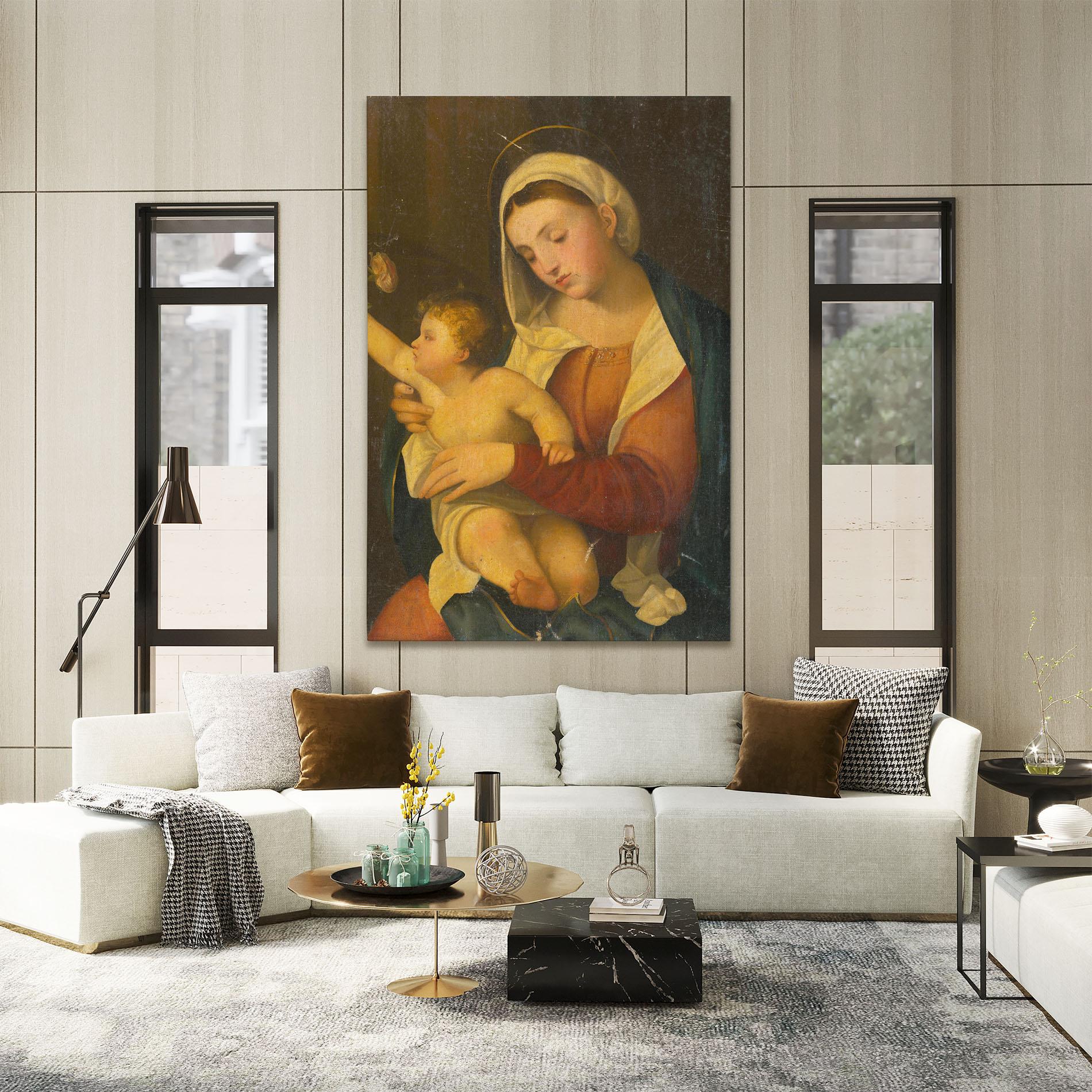 Vászonkép Yellow Light Baby mockup 2