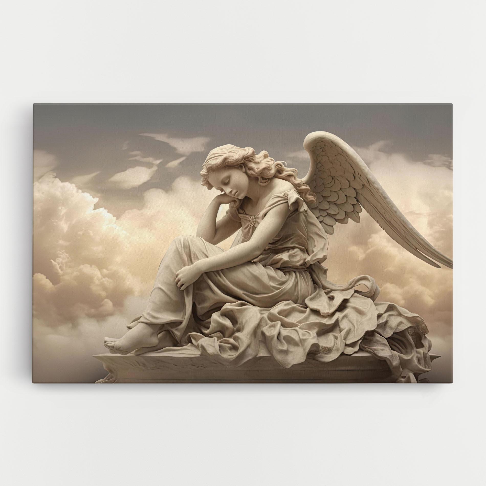 Vászonkép Angel Guardian Cloud mockup 0