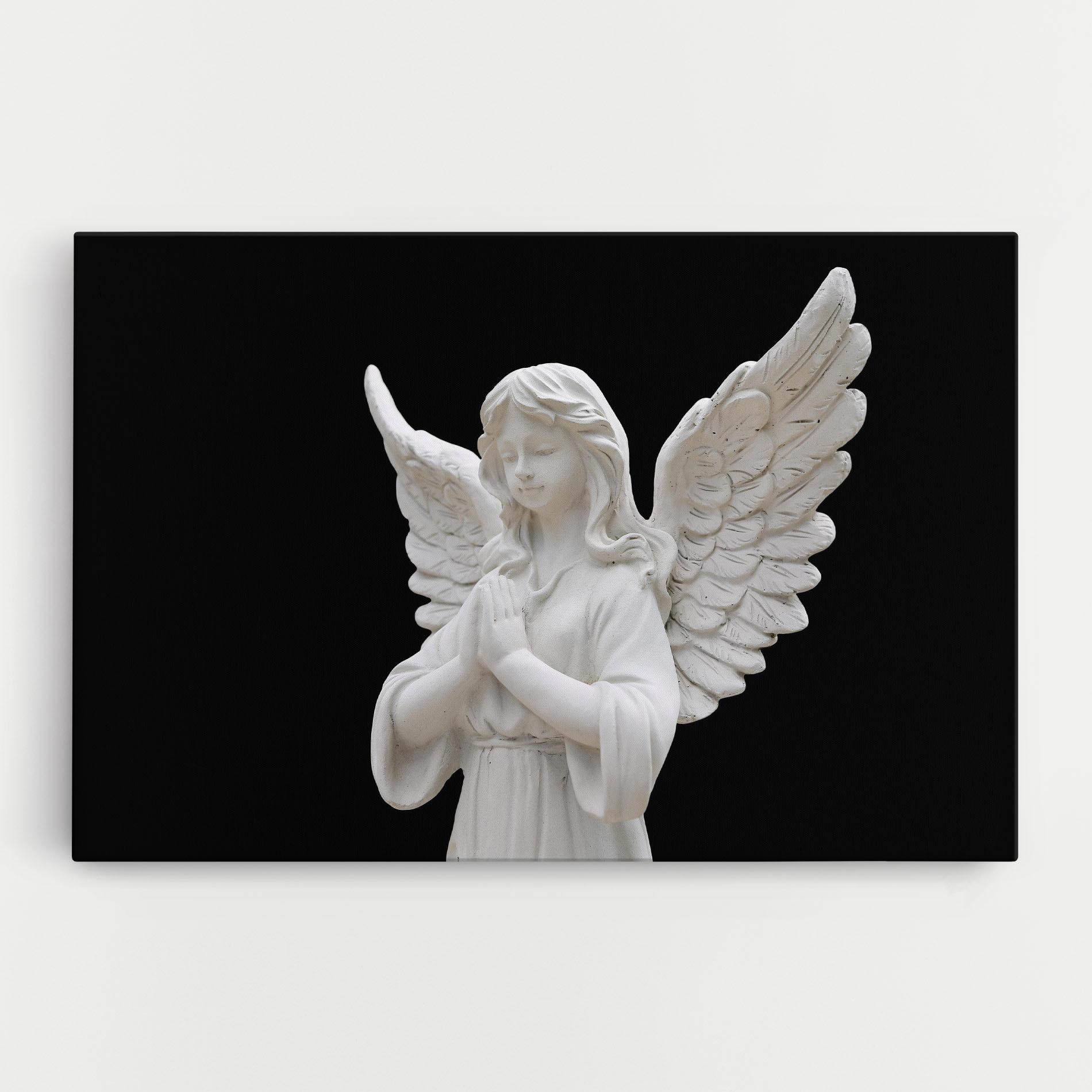 Vászonkép Pretty Angel Statues mockup 0