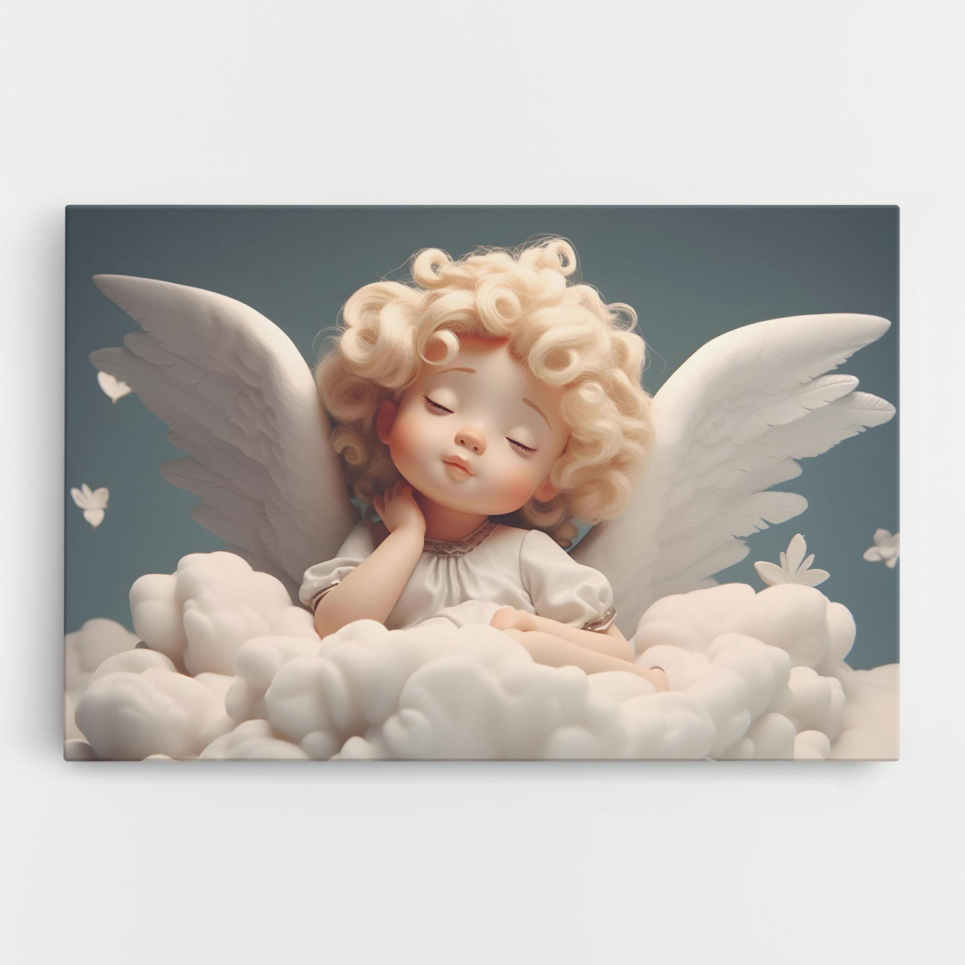 Vászonkép Statue Baby Angel mockup 0