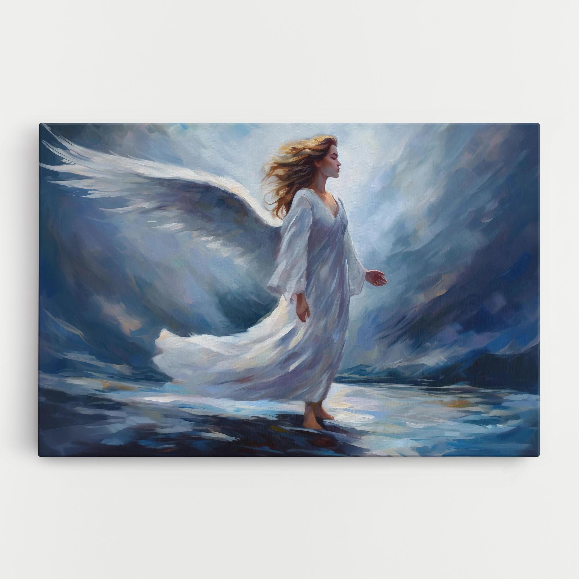 Vászonkép Wind Angel Woman mockup 0
