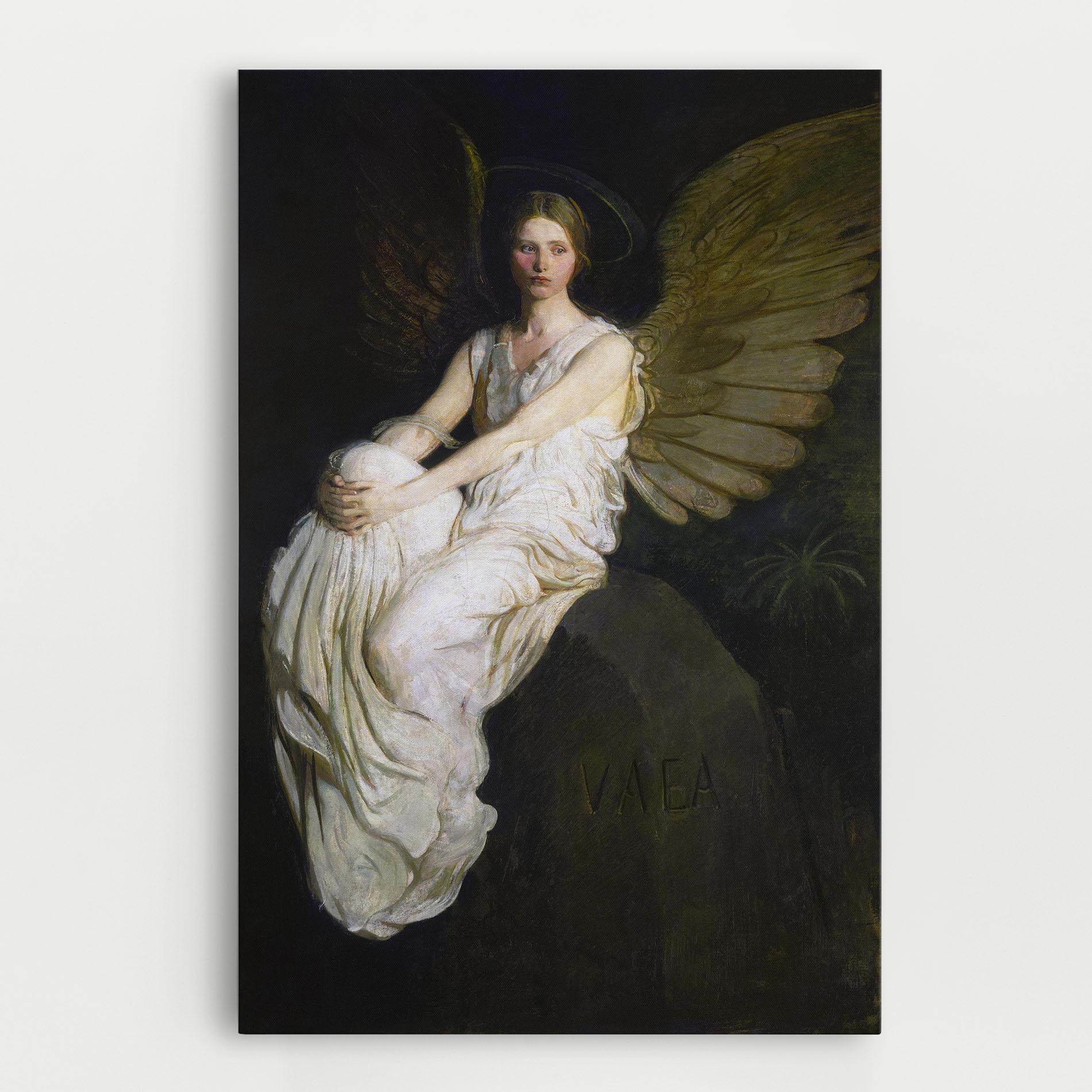 Vászonkép Angel Thinking mockup 0