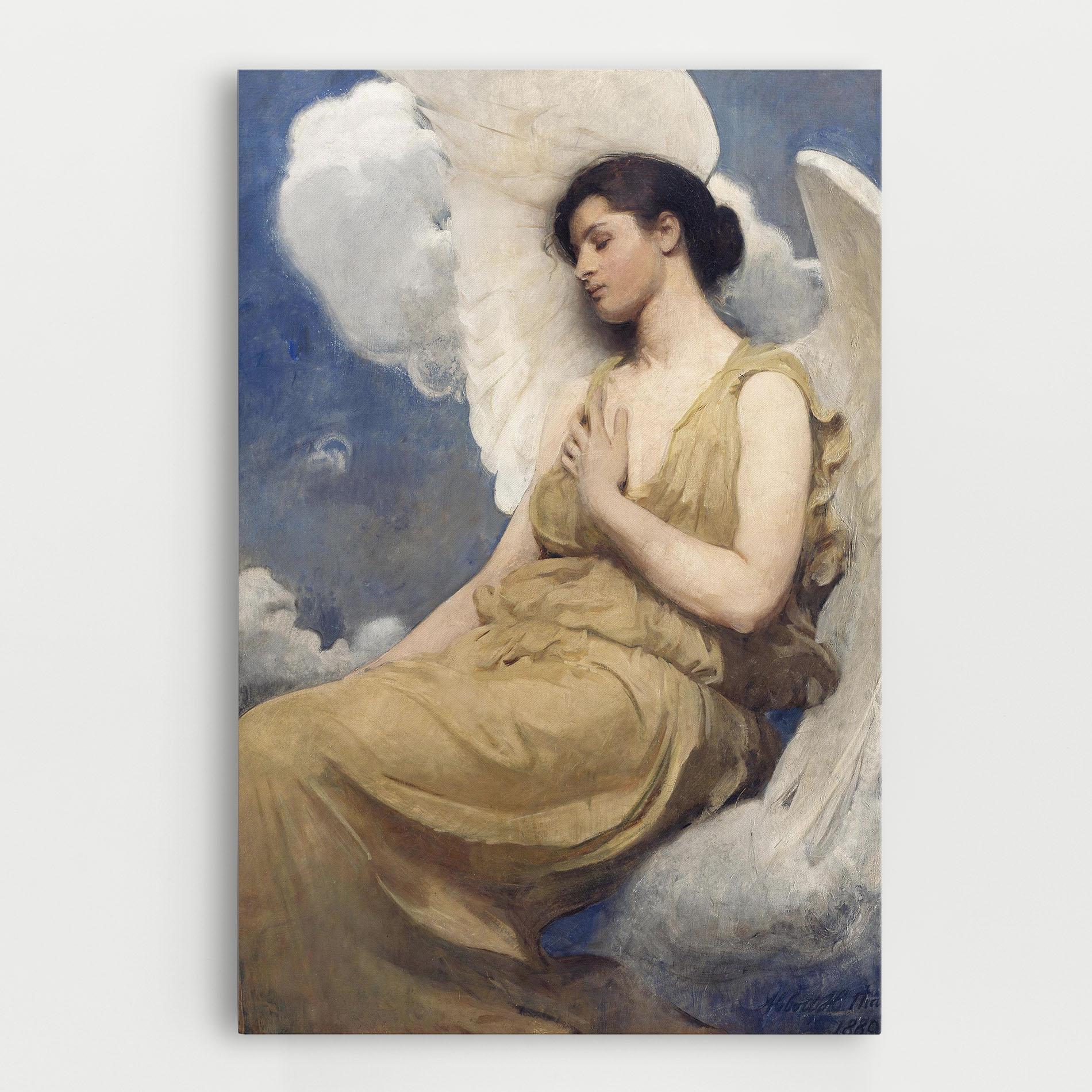 Vászonkép Angel Woman Painting mockup 0