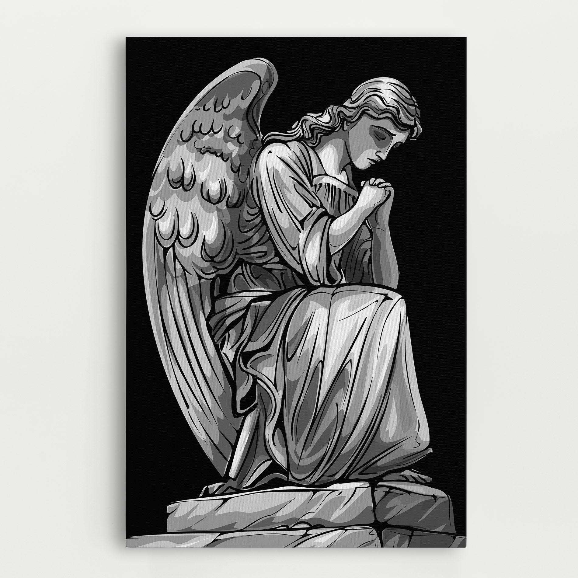 Vászonkép Pray Angel mockup 0