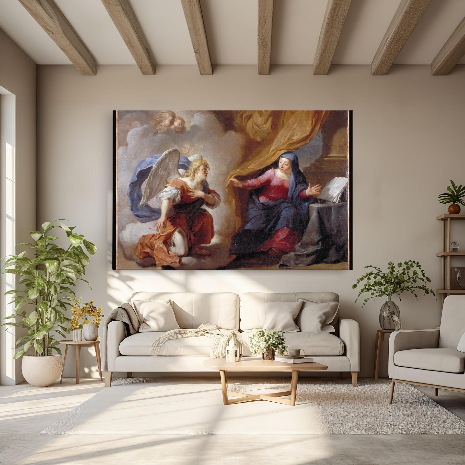 Vászonkép Painting Old Angel mockup 6