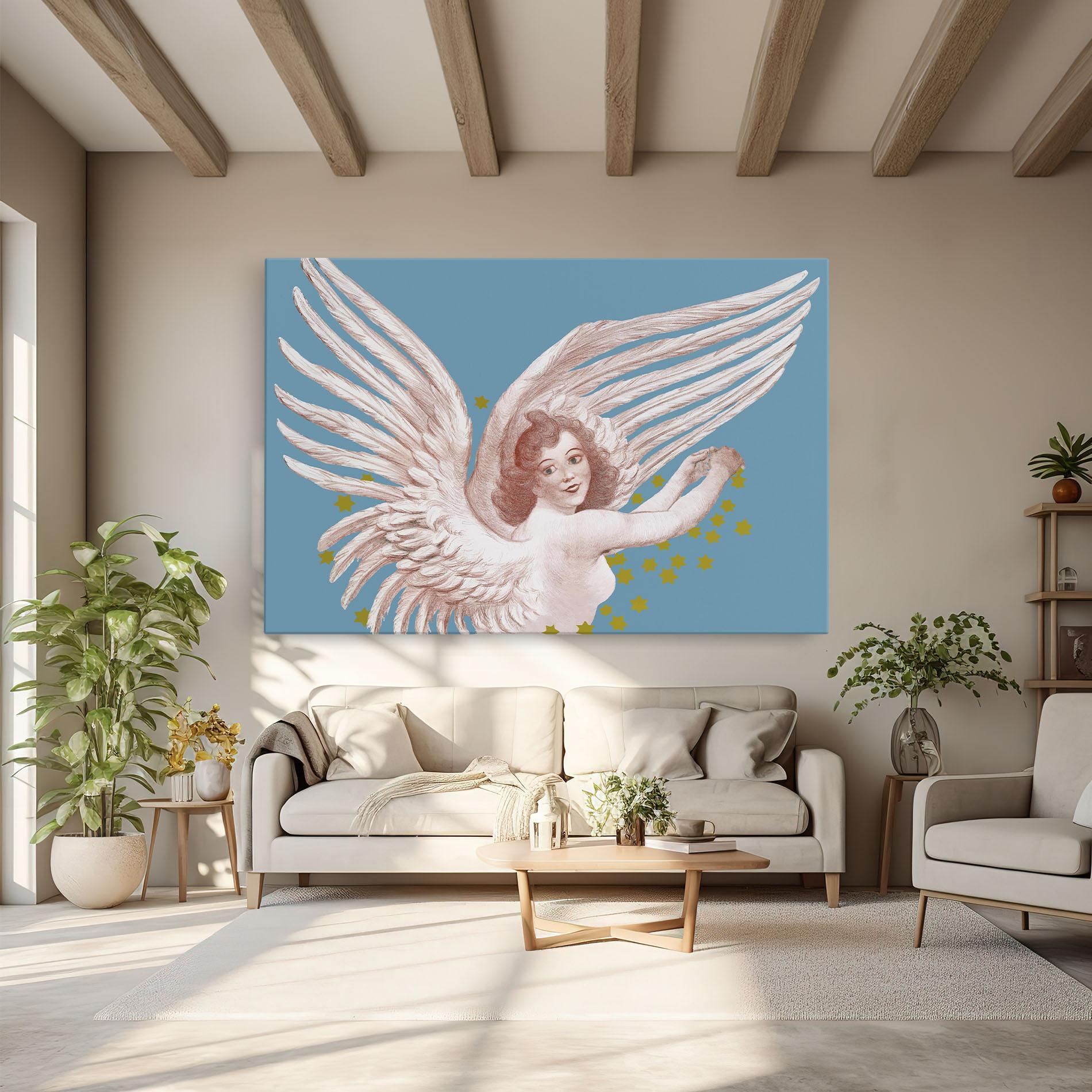 Vászonkép Stars Angel mockup 6