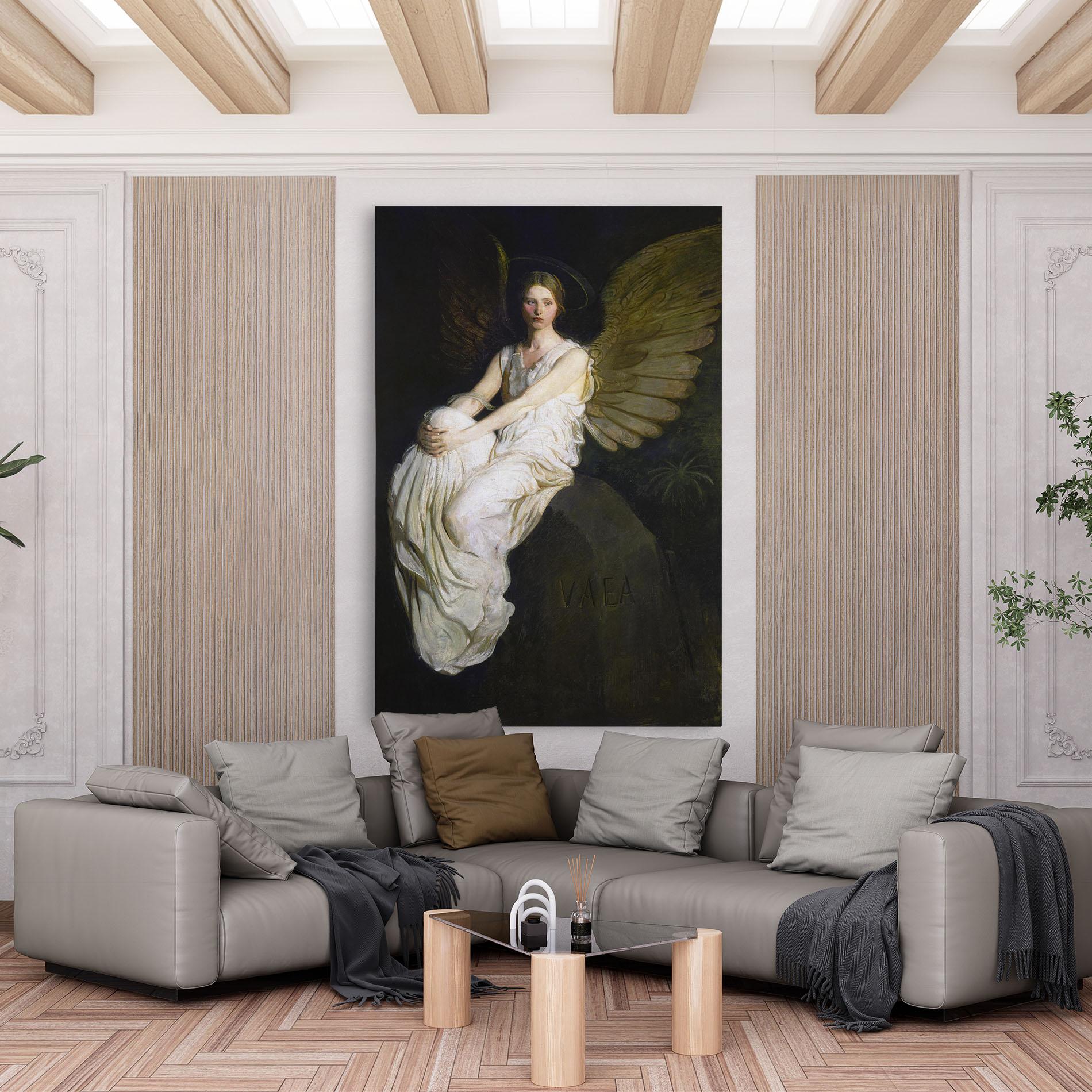 Vászonkép Angel Thinking mockup 6