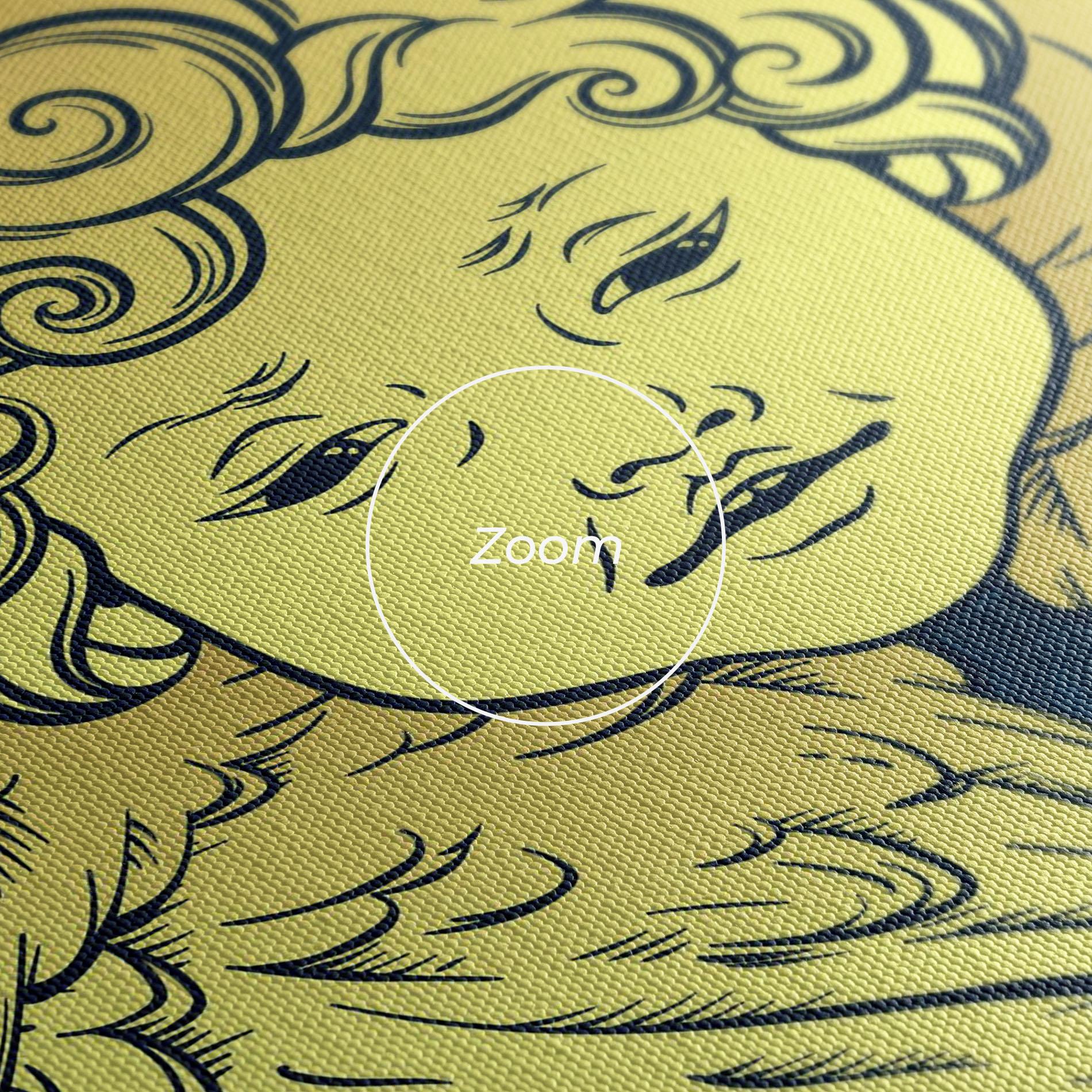 Vászonkép Gold Wings Angel mockup 3