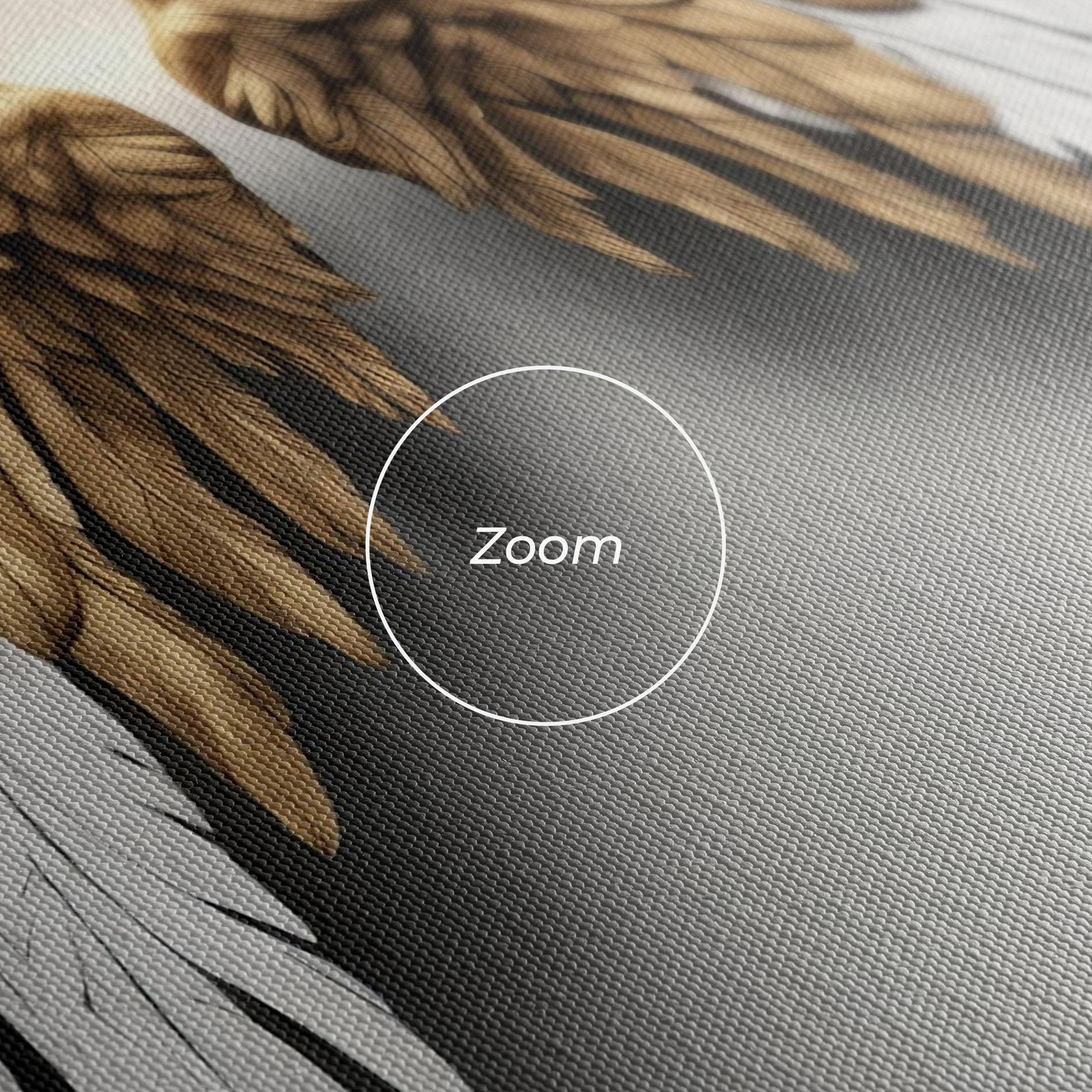 Vászonkép Realistic Angel Wings mockup 3