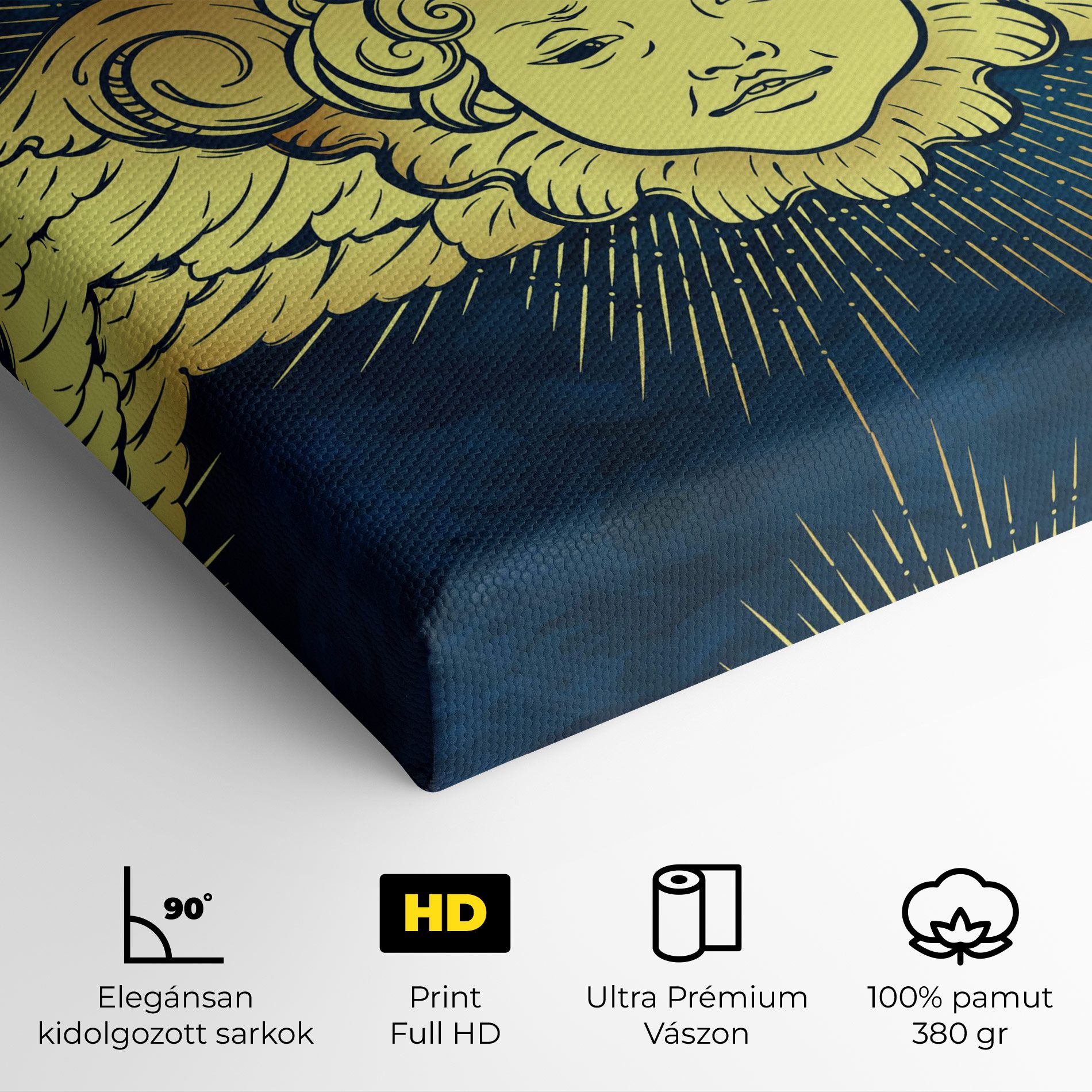 Angel Gold Head mockup 4