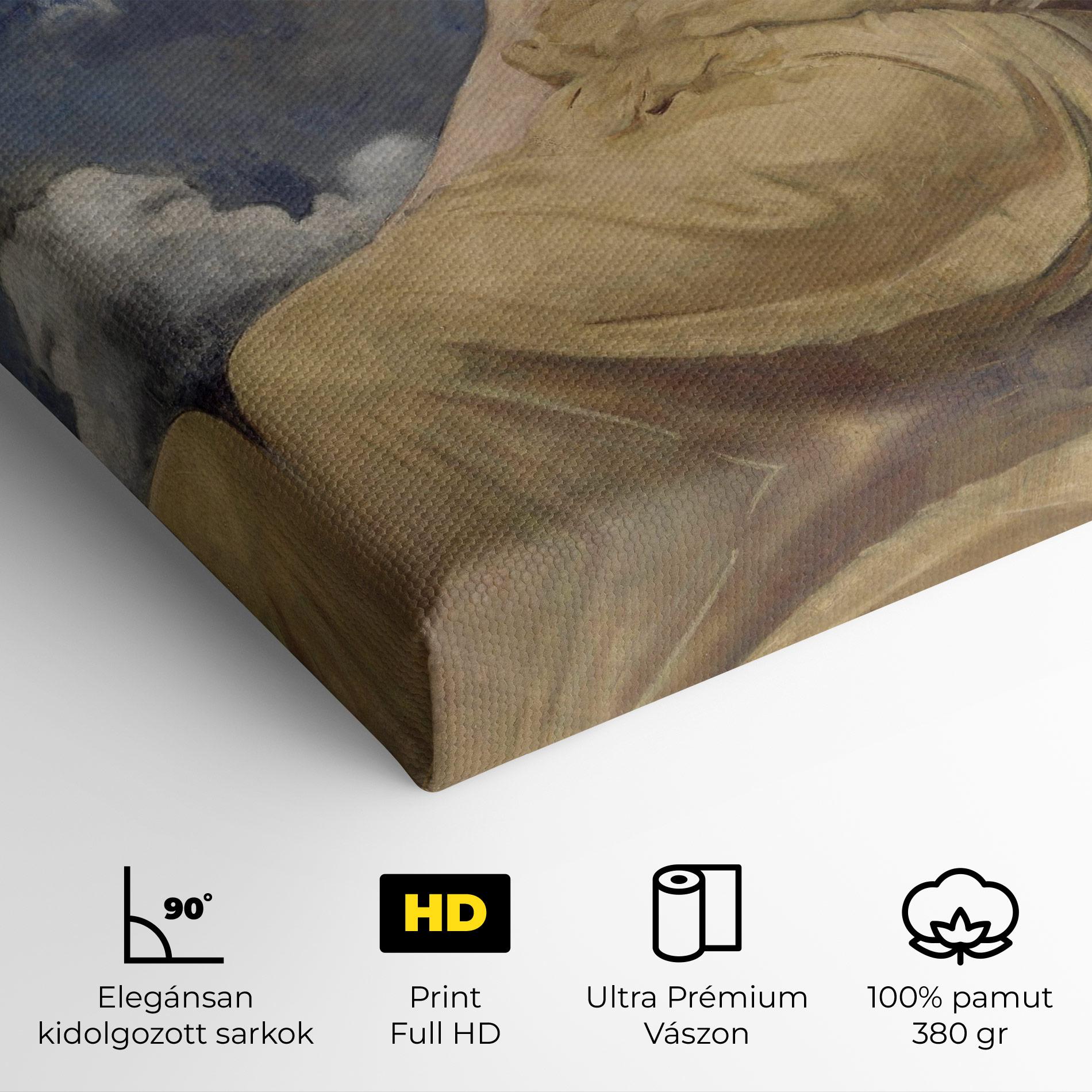 Vászonkép Angel Woman Painting mockup 4