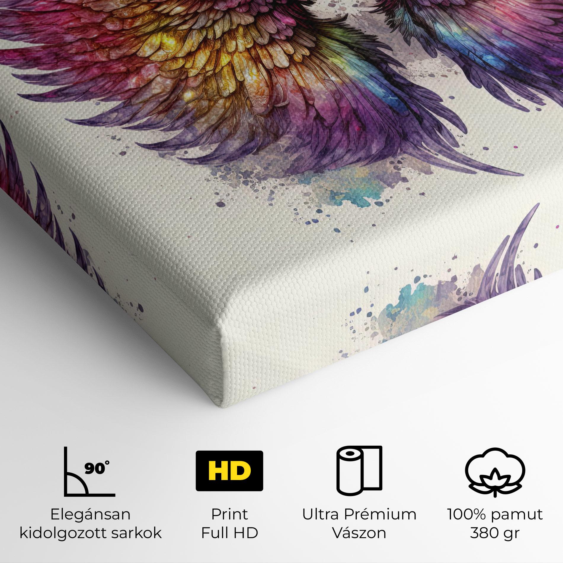 Vászonkép Magic Watercolor Wings mockup 4