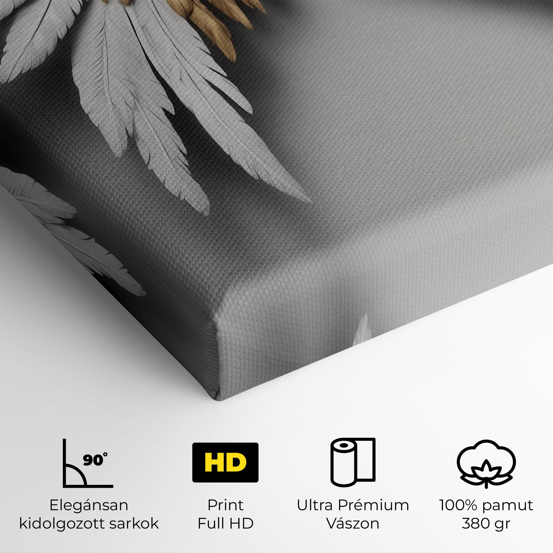 Vászonkép Realistic Angel Wings mockup 4