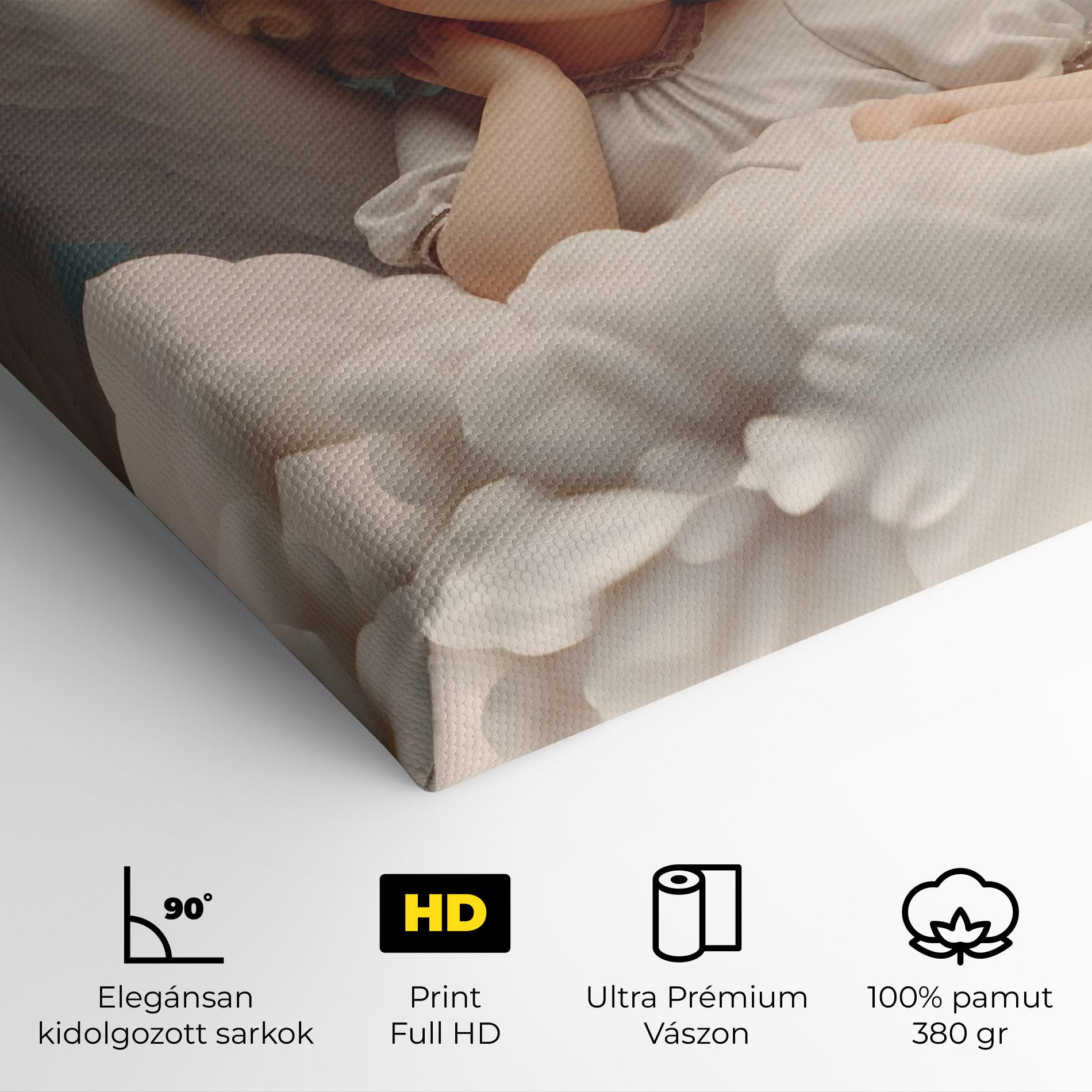 Vászonkép Statue Baby Angel mockup 4