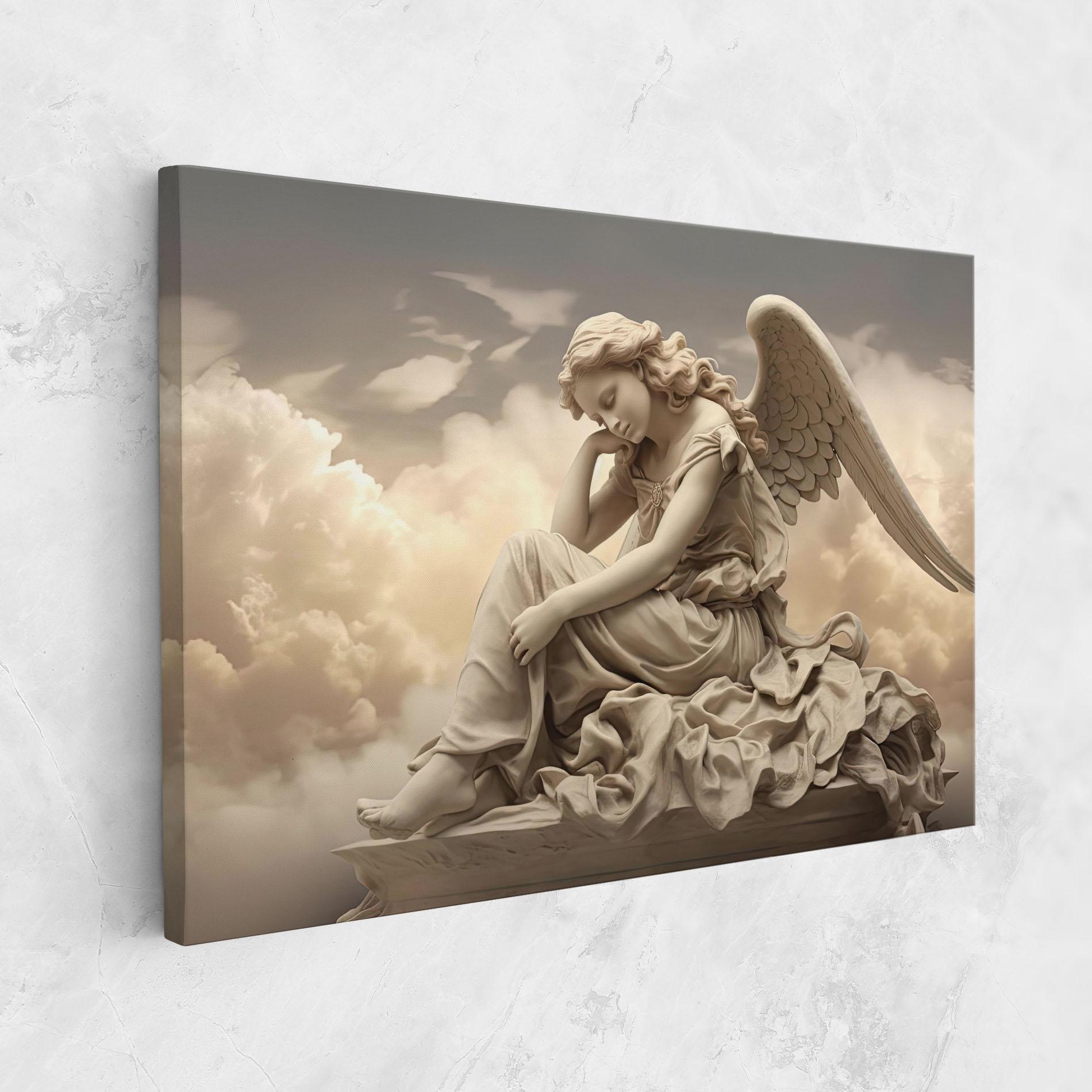 Vászonkép Angel Guardian Cloud mockup 1