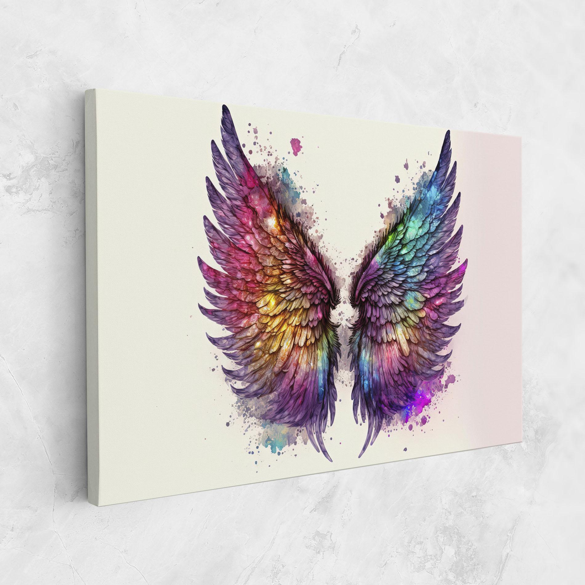 Vászonkép Magic Watercolor Wings mockup 1