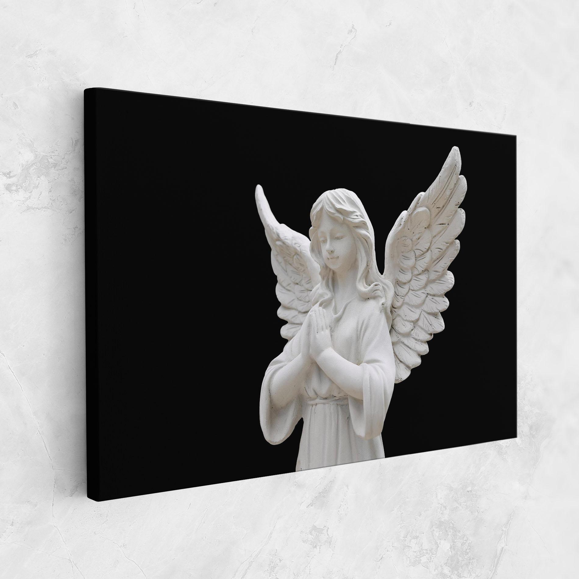 Vászonkép Pretty Angel Statues mockup 1