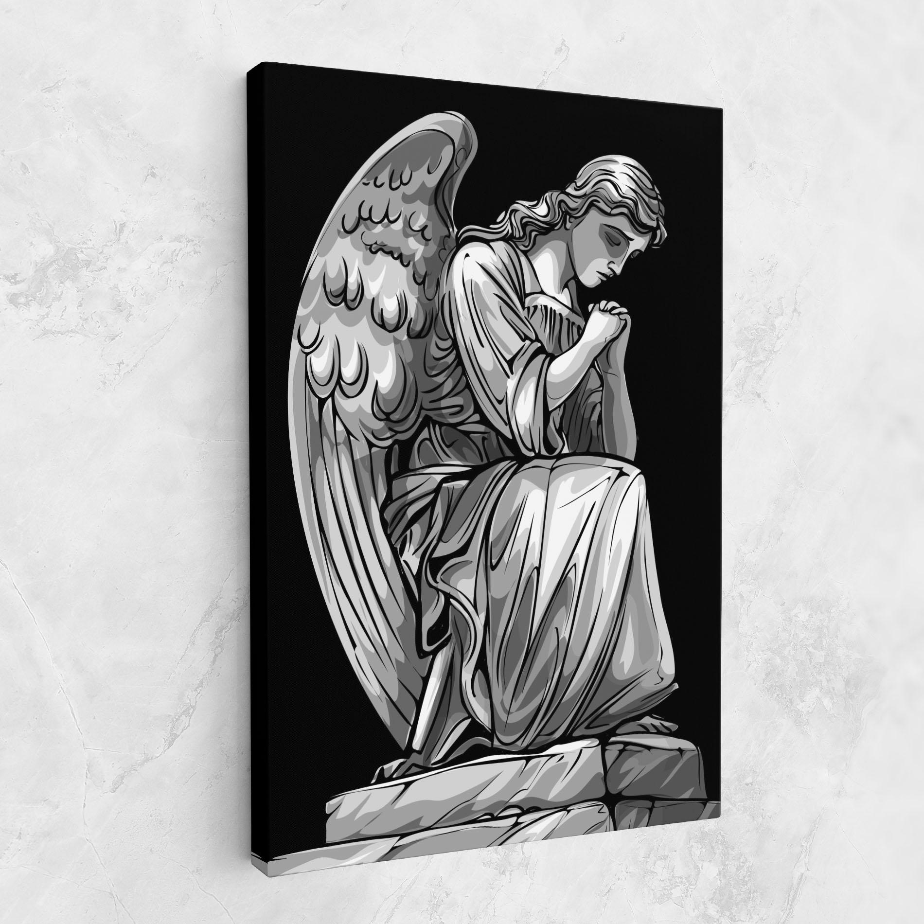 Vászonkép Pray Angel mockup 1