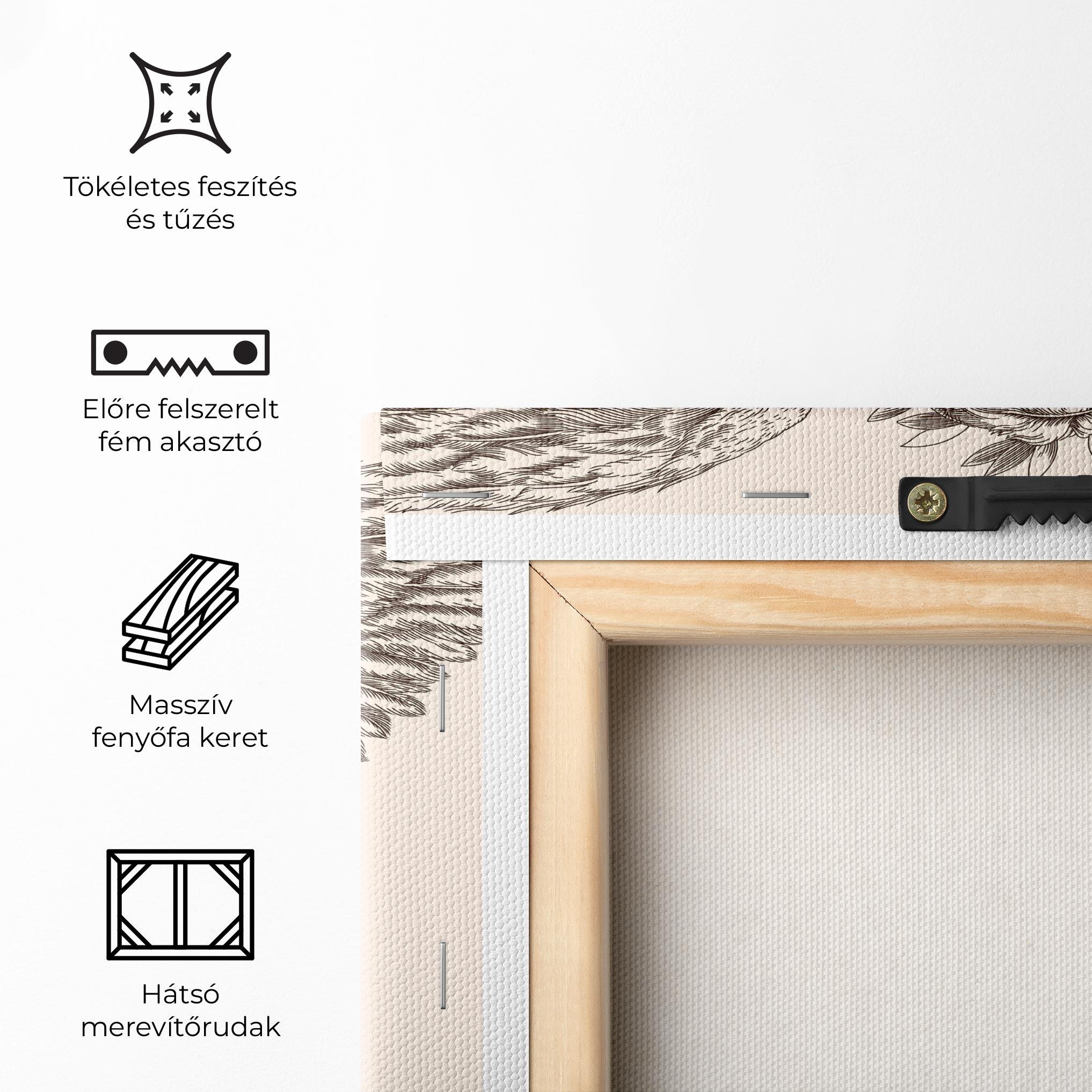 Vászonkép Brown Line Angel mockup 5