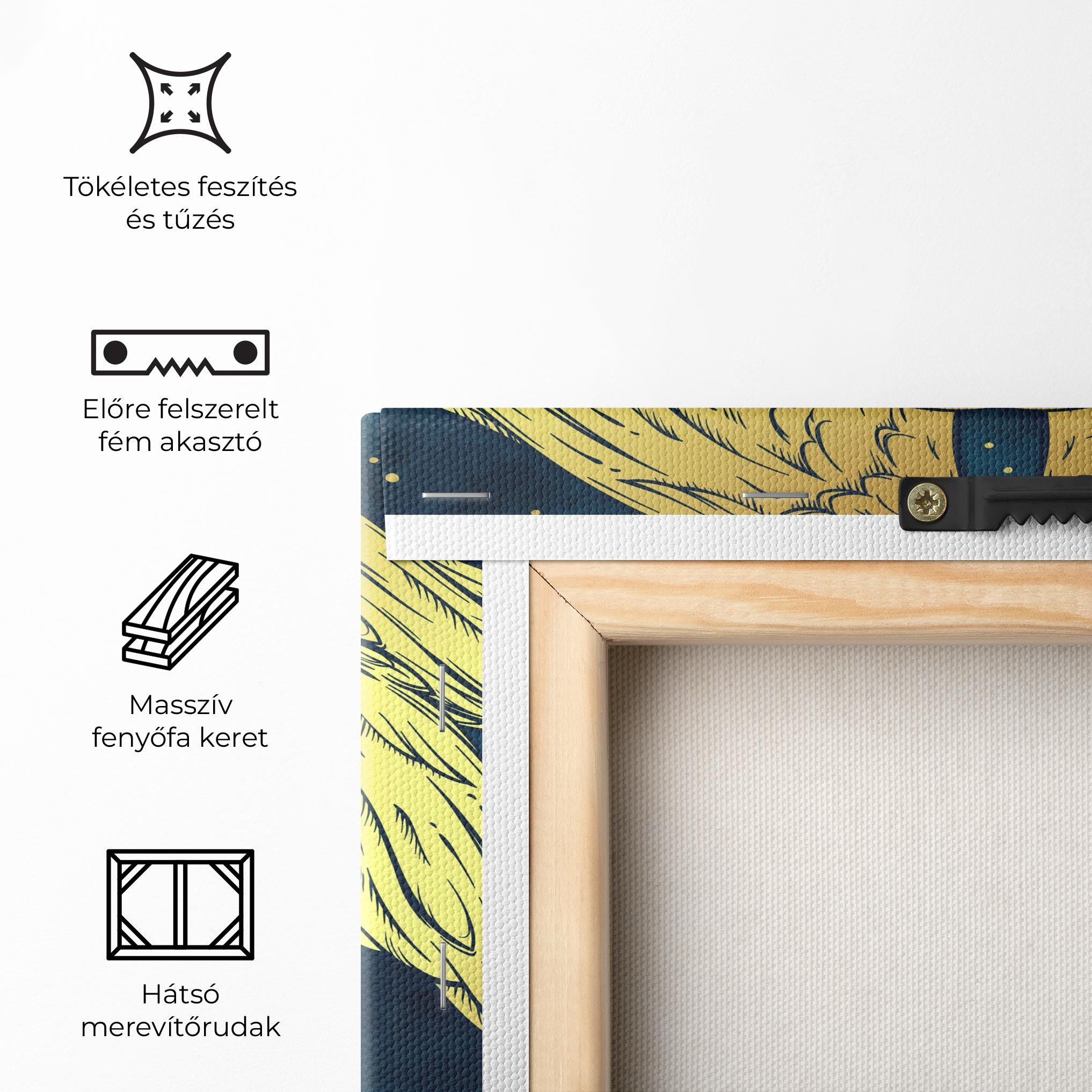 Vászonkép Gold Wings Angel mockup 5