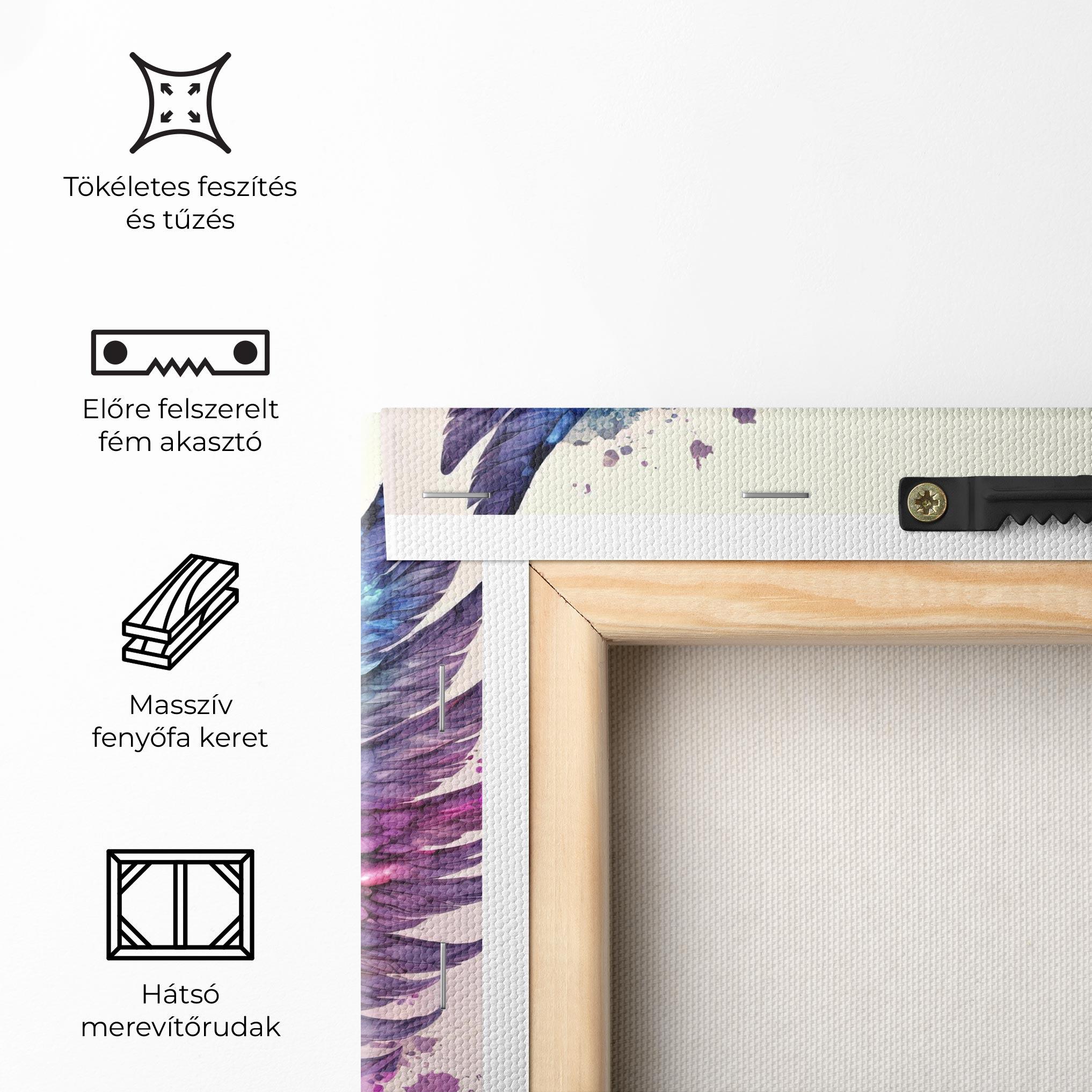 Vászonkép Magic Watercolor Wings mockup 5