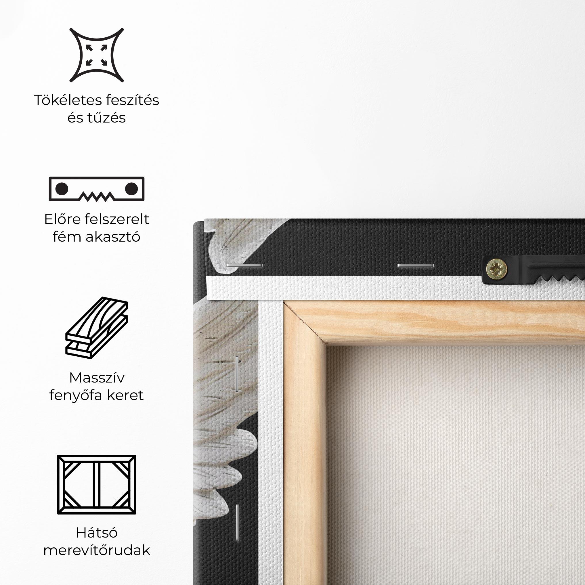 Vászonkép Pretty Angel Statues mockup 5