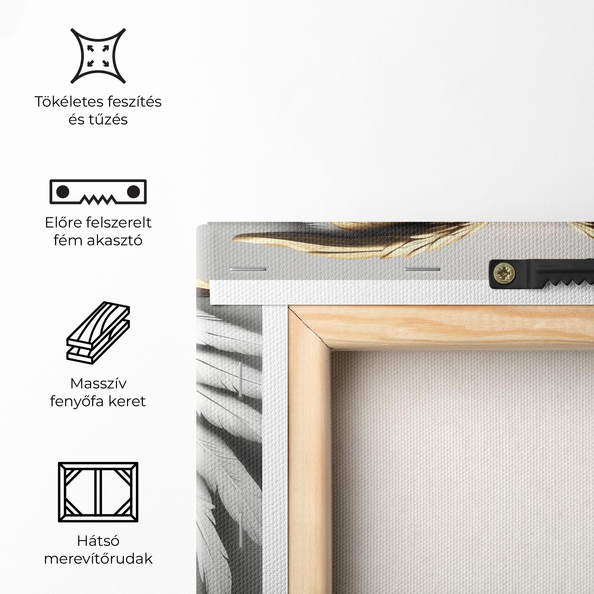 Vászonkép Realistic Angel Wings mockup 5