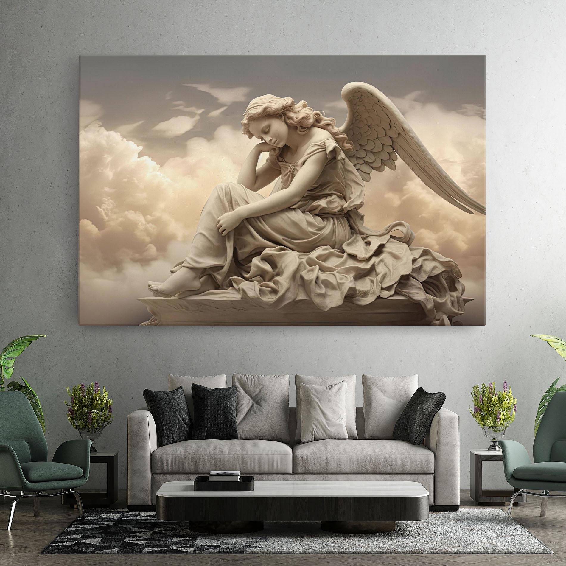 Vászonkép Angel Guardian Cloud mockup 7