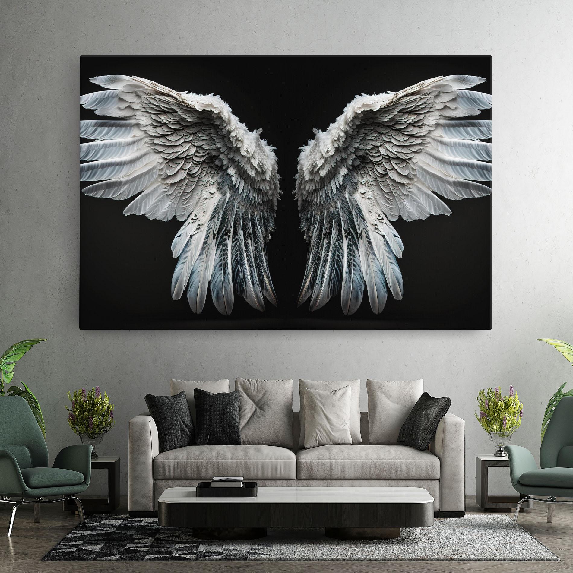 Vászonkép Big Angel Wings mockup 7