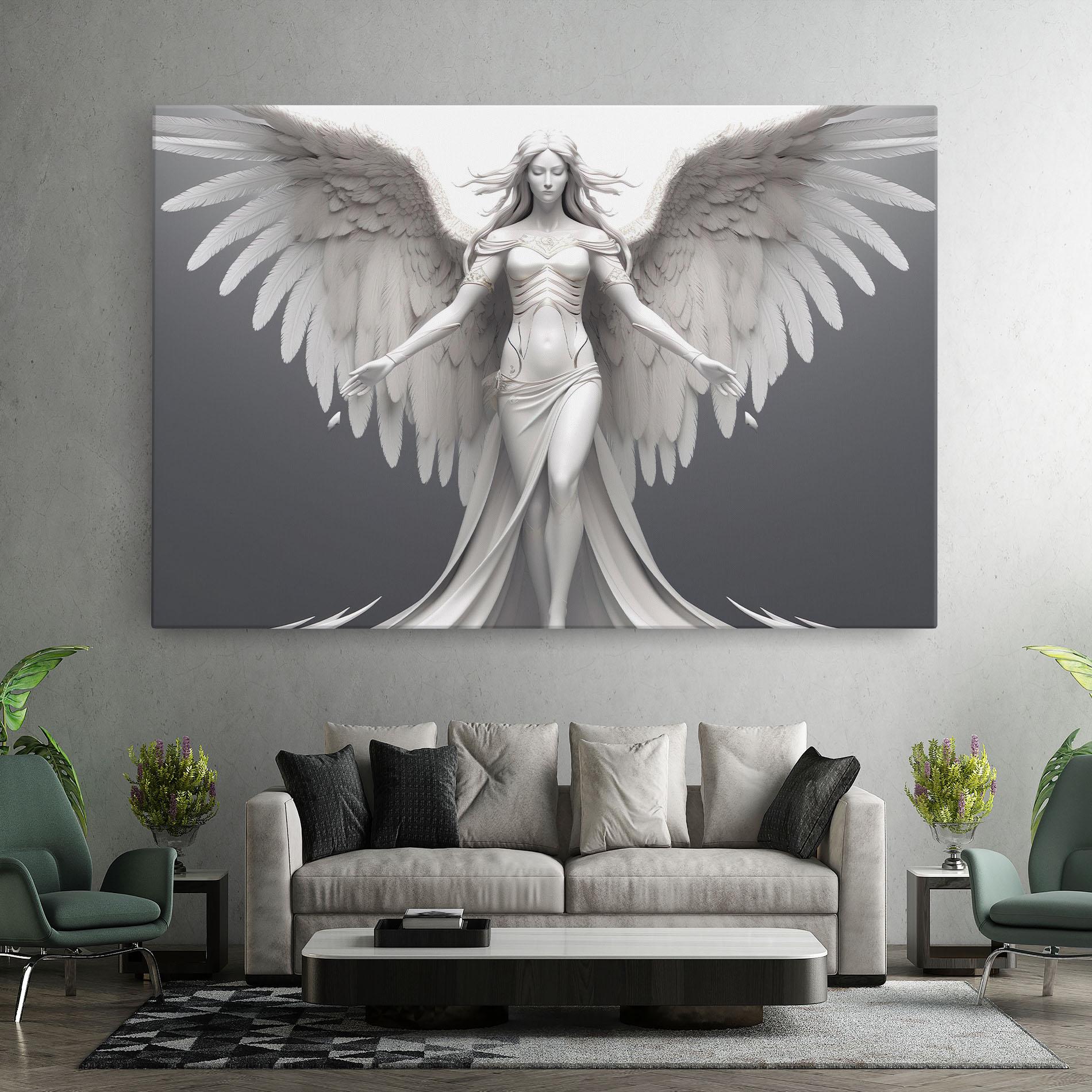 Vászonkép White Stone Woman mockup 7