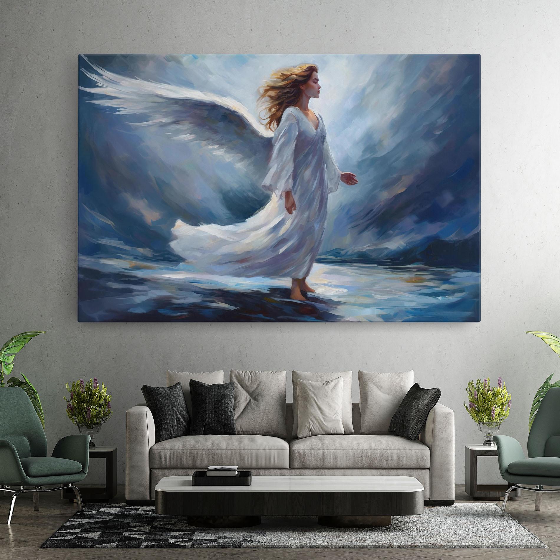 Vászonkép Wind Angel Woman mockup 7