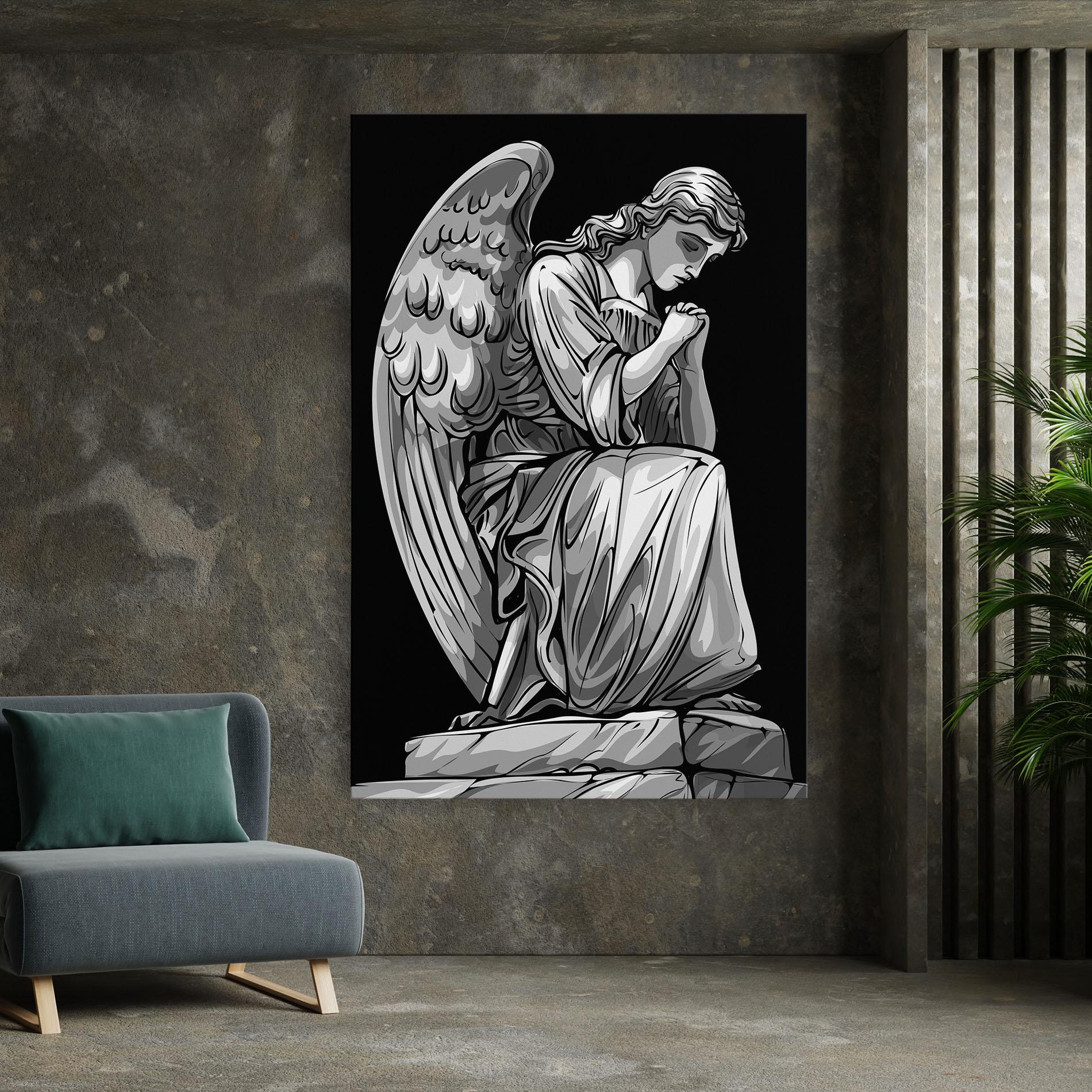 Vászonkép Pray Angel mockup 7