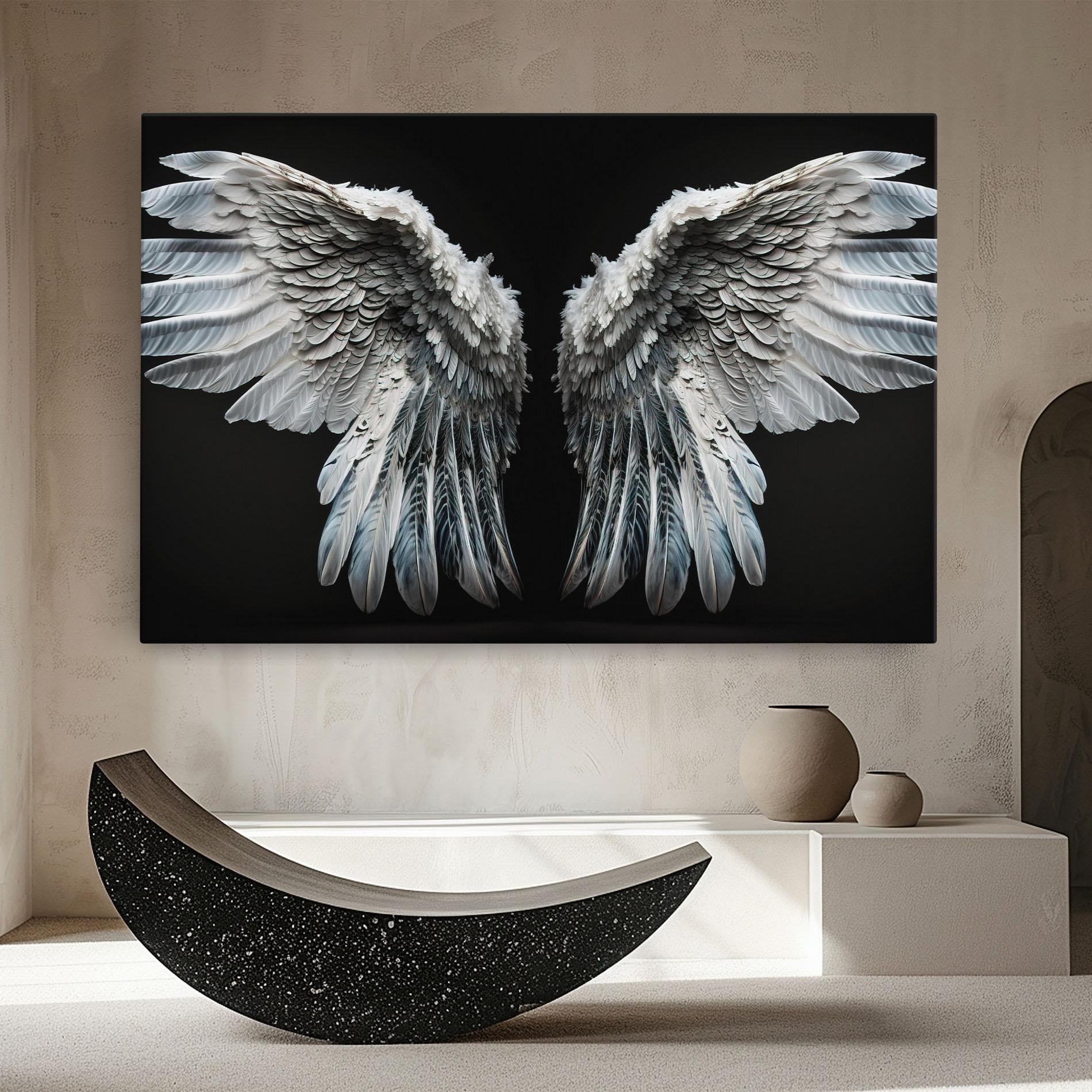 Vászonkép Big Angel Wings mockup 8