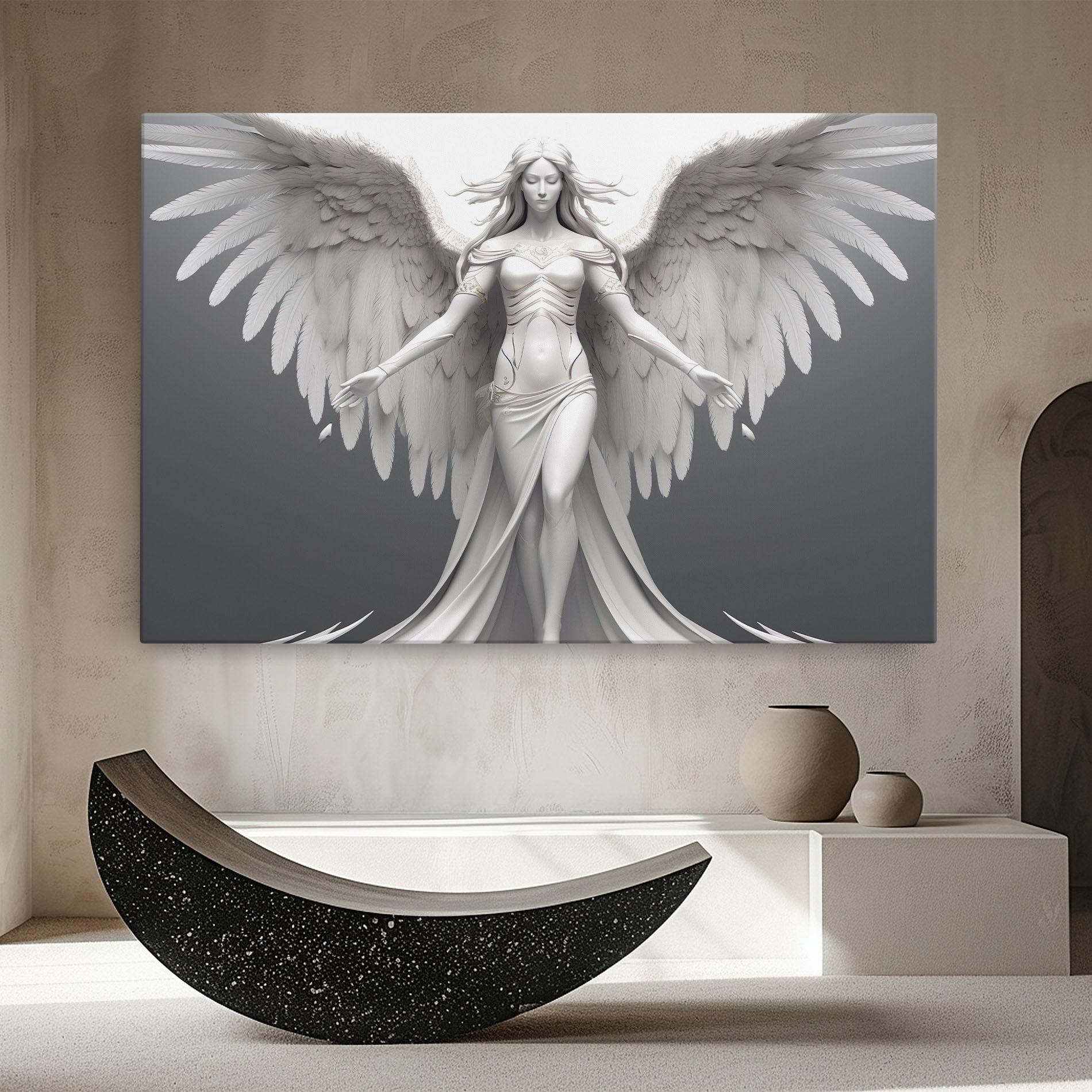 Vászonkép White Stone Woman mockup 8