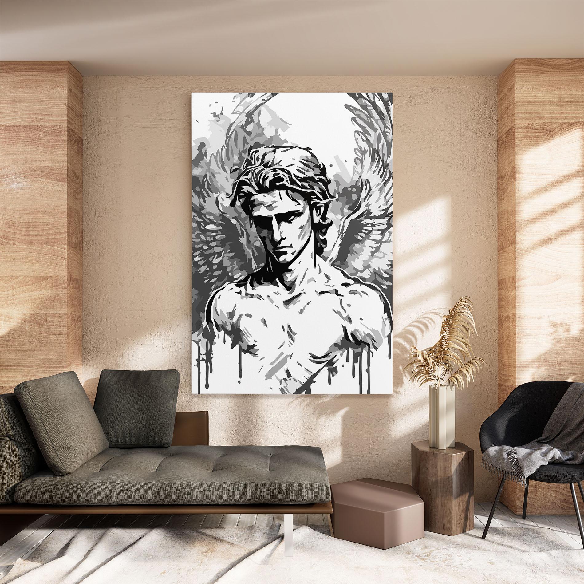 Vászonkép Beautiful Angel mockup 8