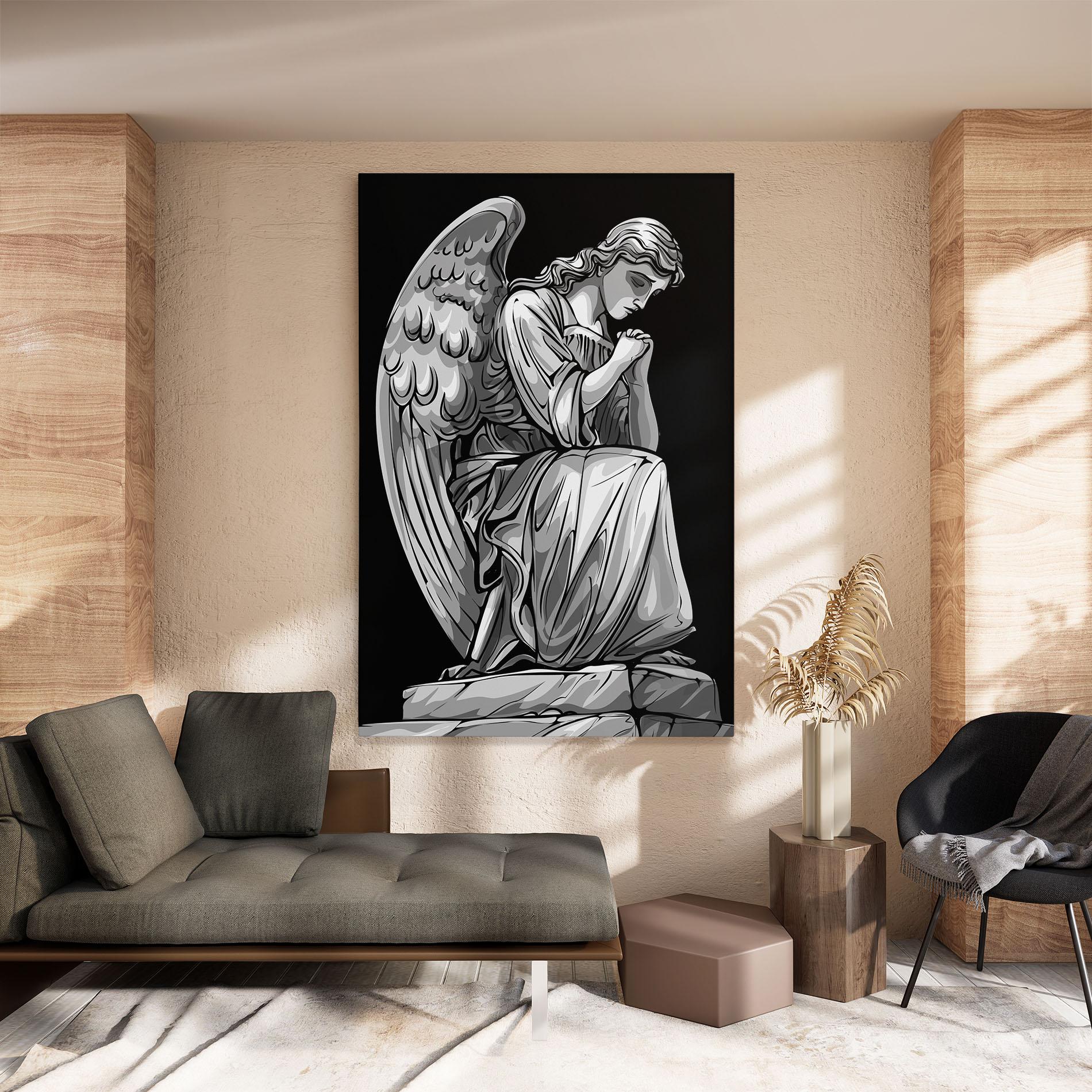Vászonkép Pray Angel mockup 8