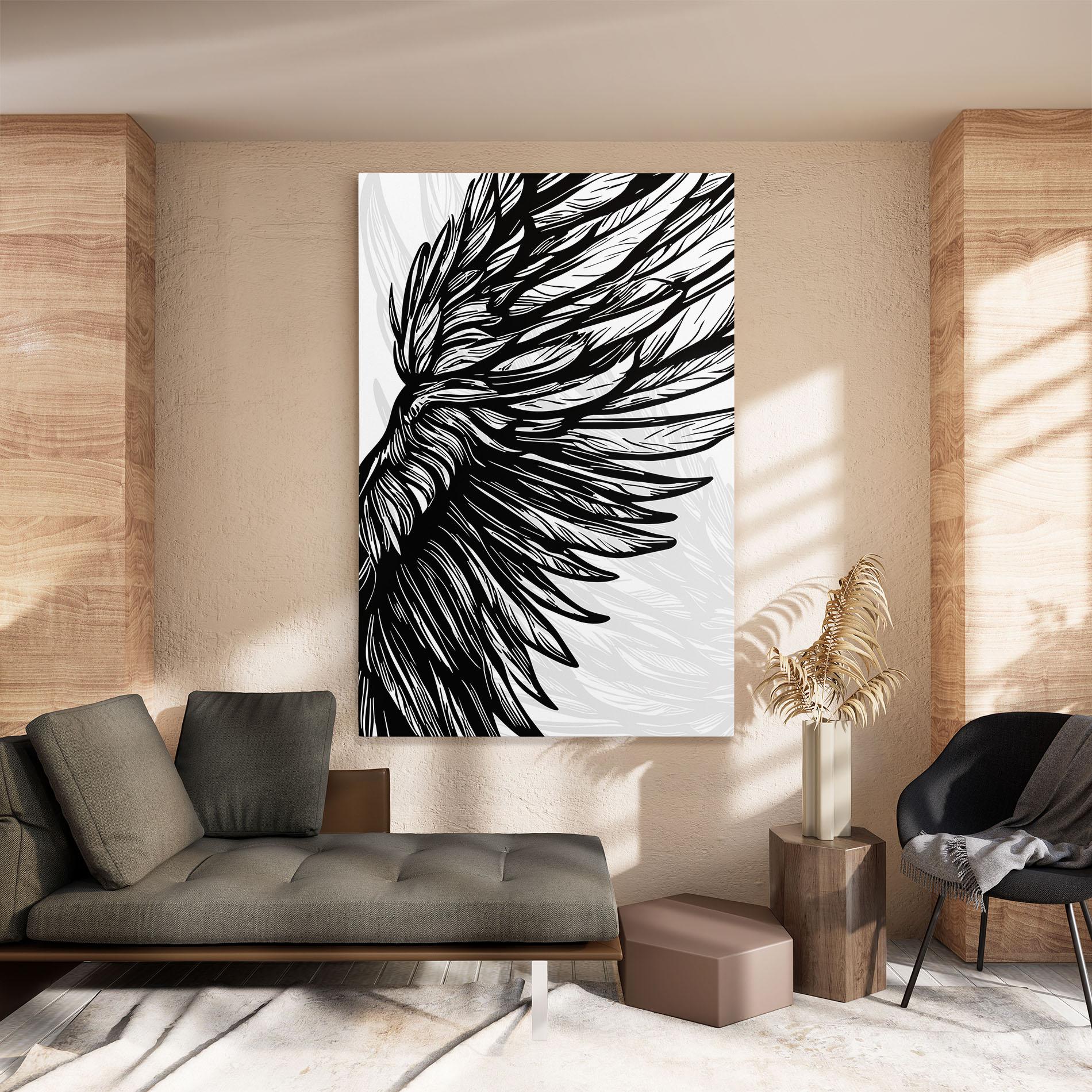 Vászonkép Wing Line mockup 8