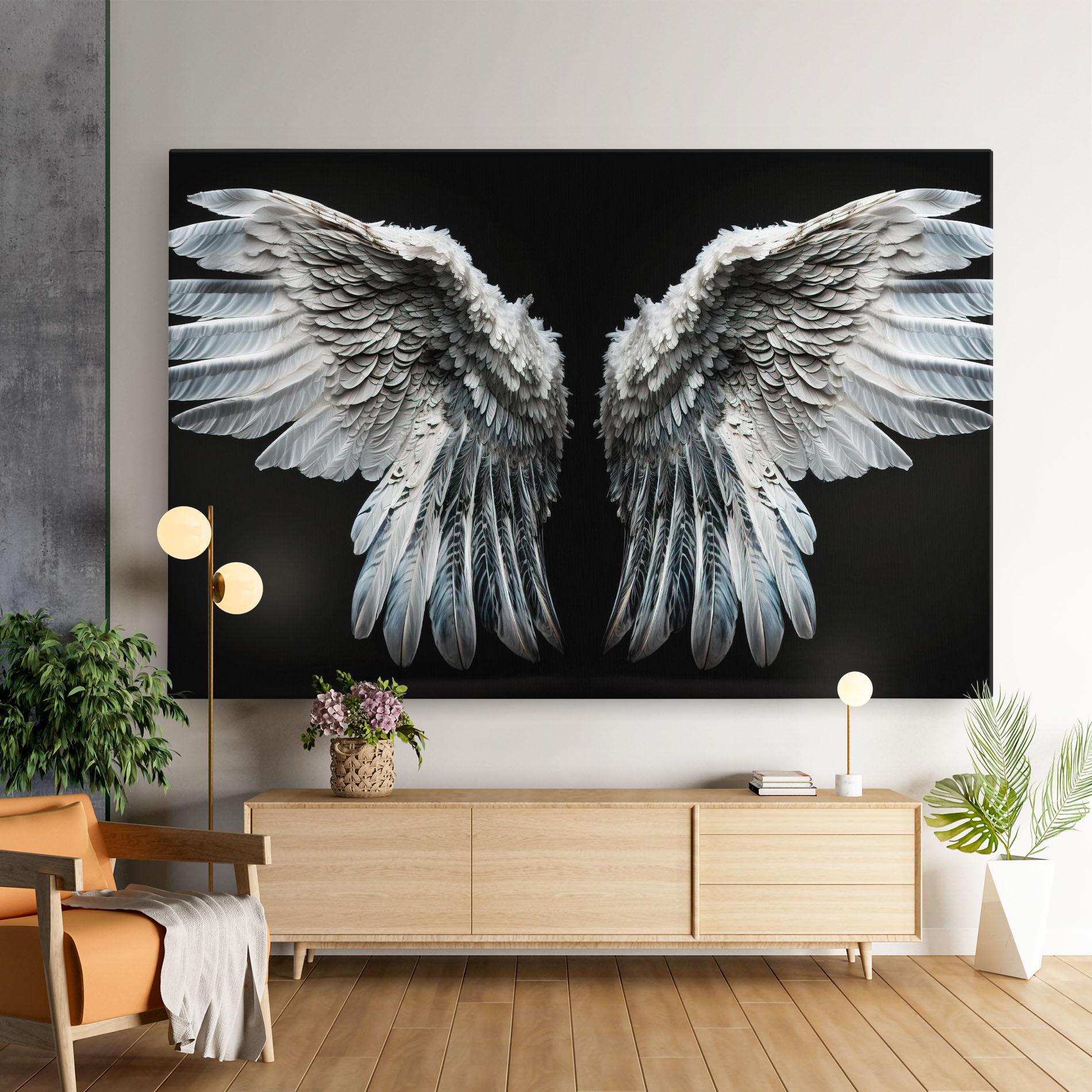 Vászonkép Big Angel Wings mockup 9