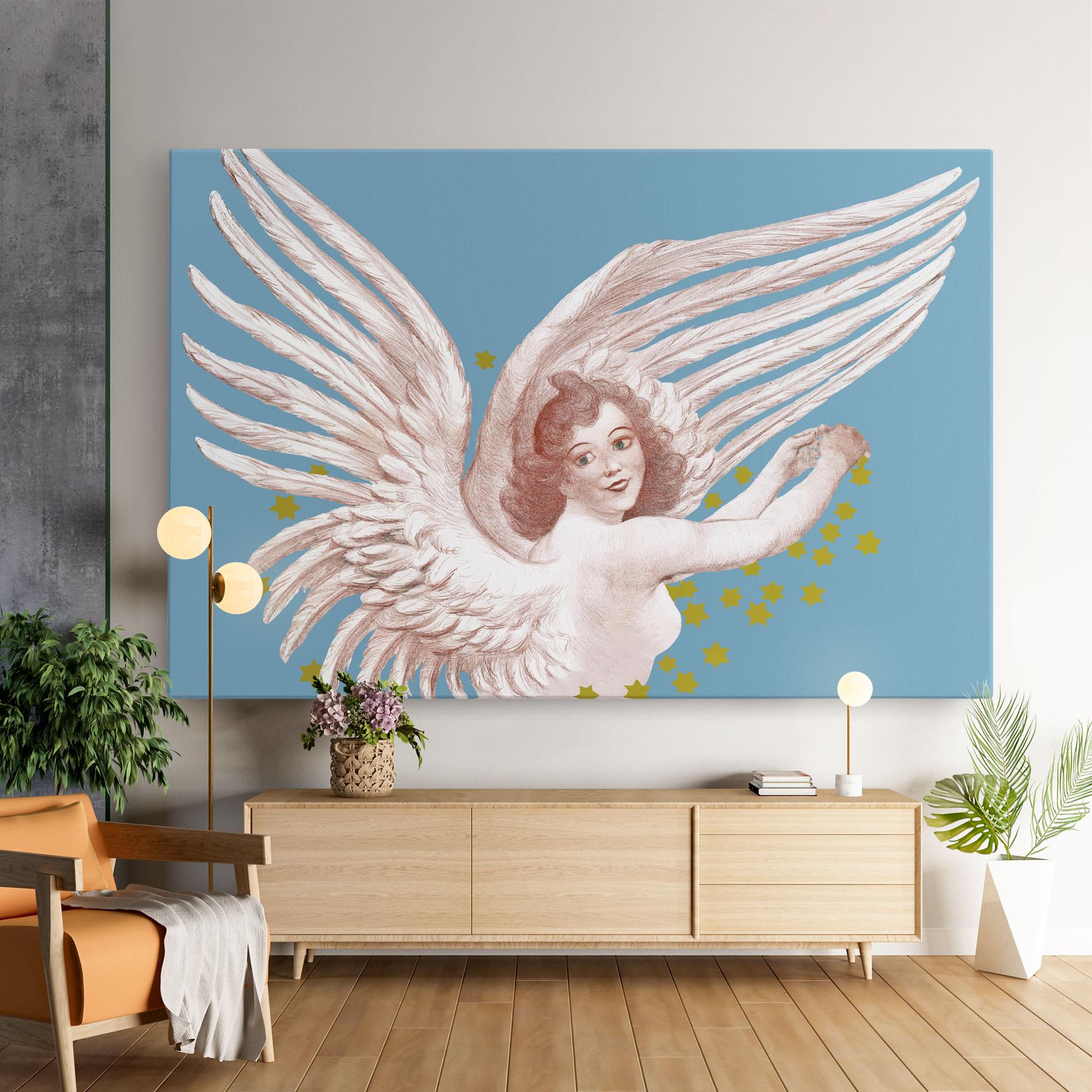 Vászonkép Stars Angel mockup 9
