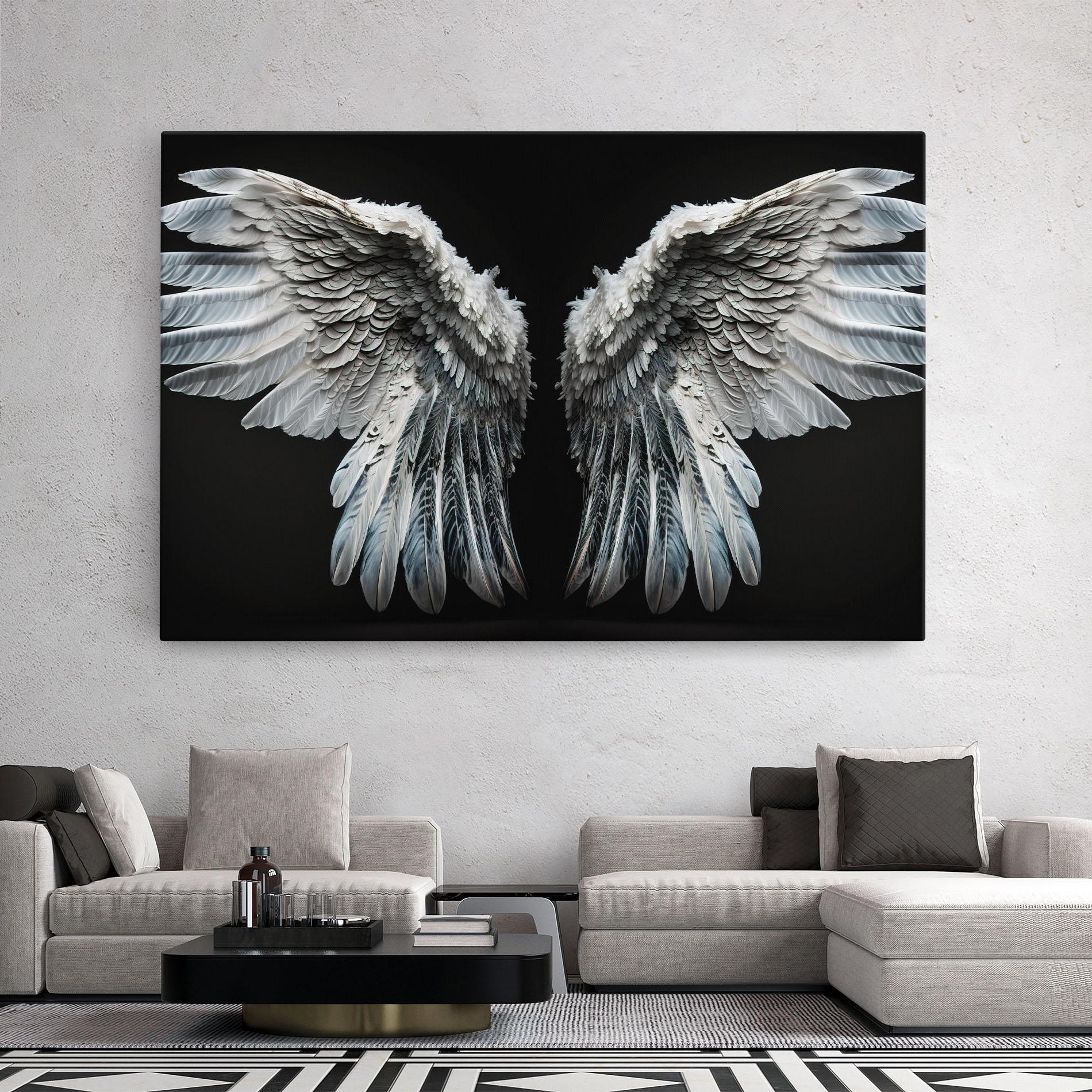 Vászonkép Big Angel Wings mockup 2