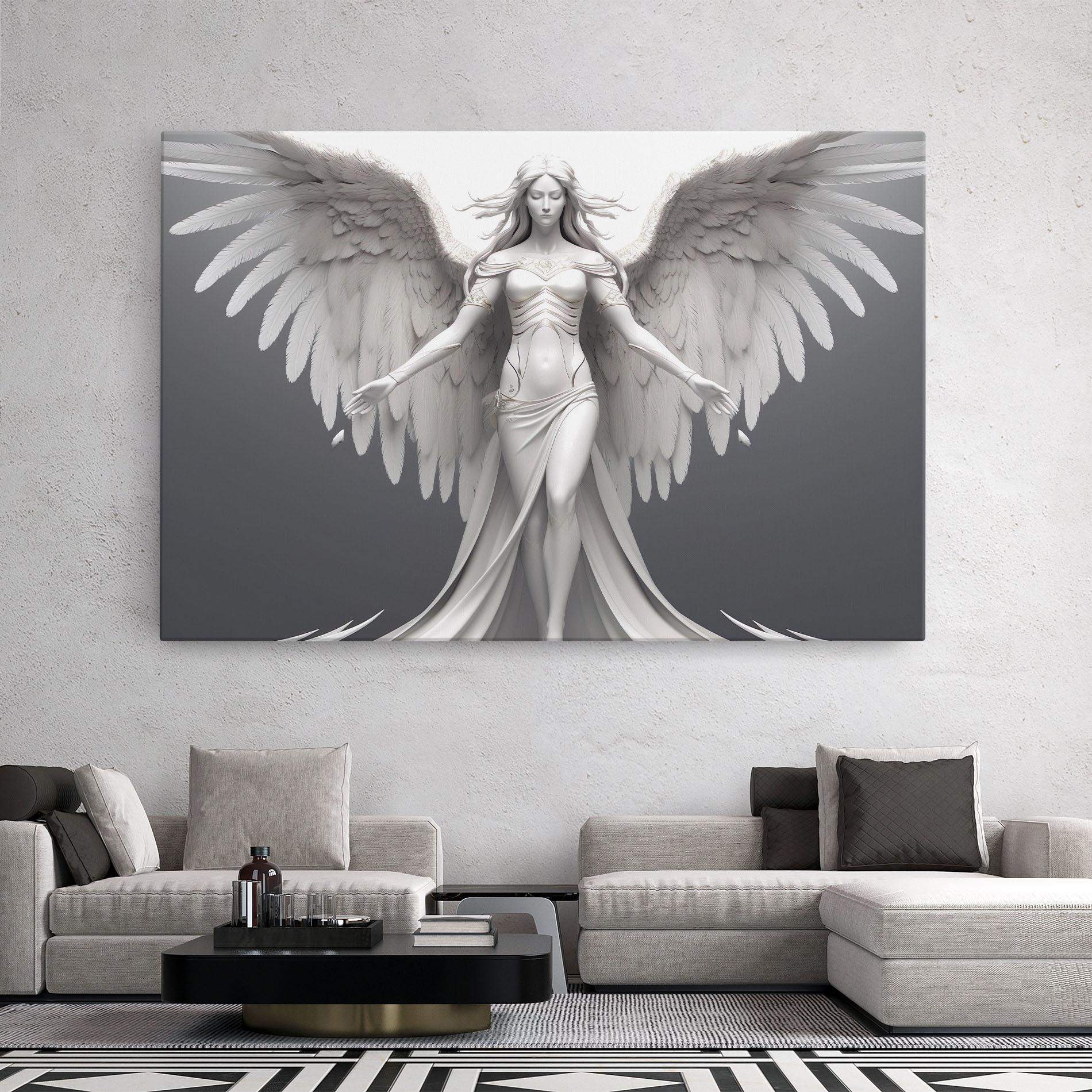 Vászonkép White Stone Woman mockup 2