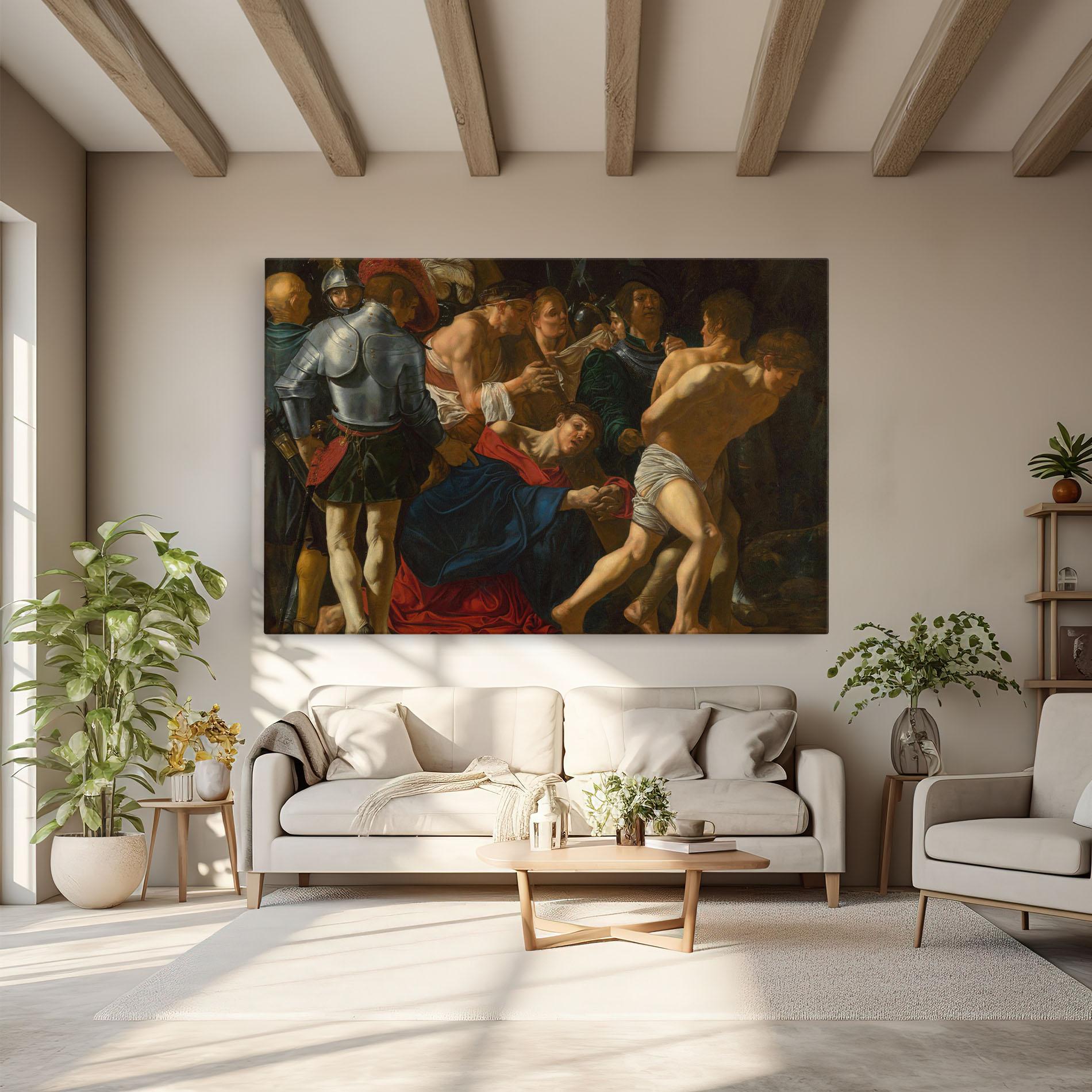 Vászonkép Fall Of Christ Calvary mockup 6