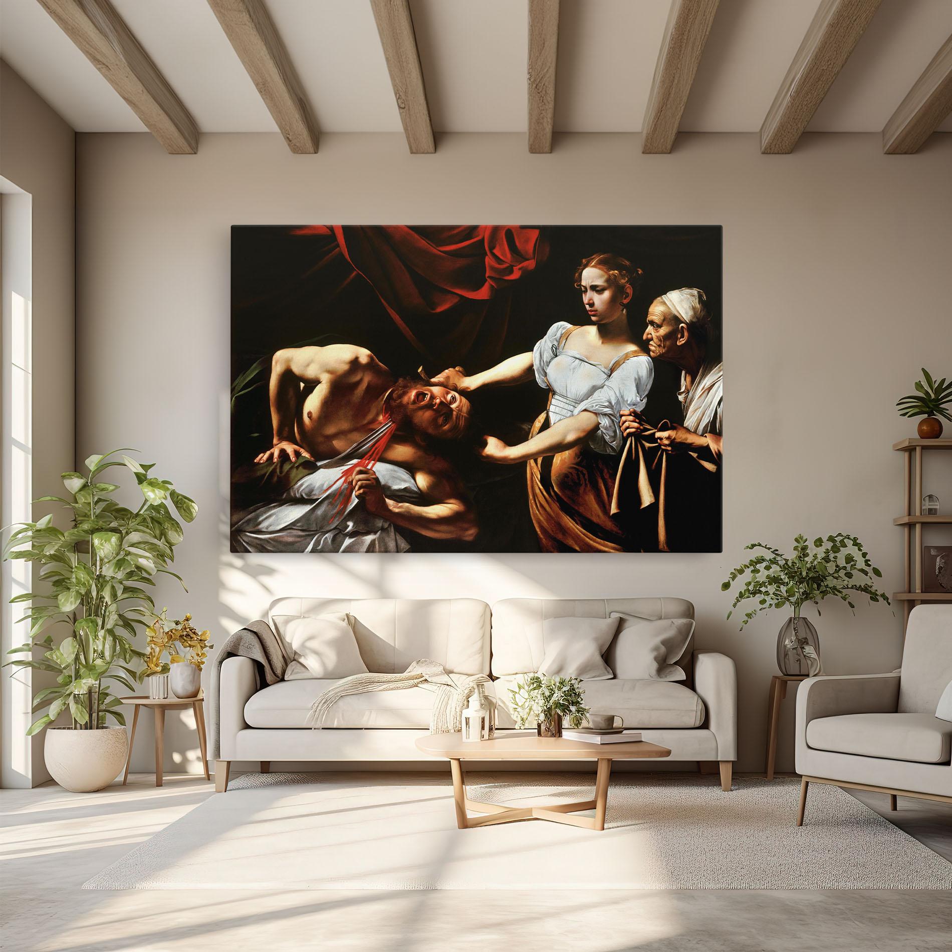 Vászonkép Judith Beheading mockup 6