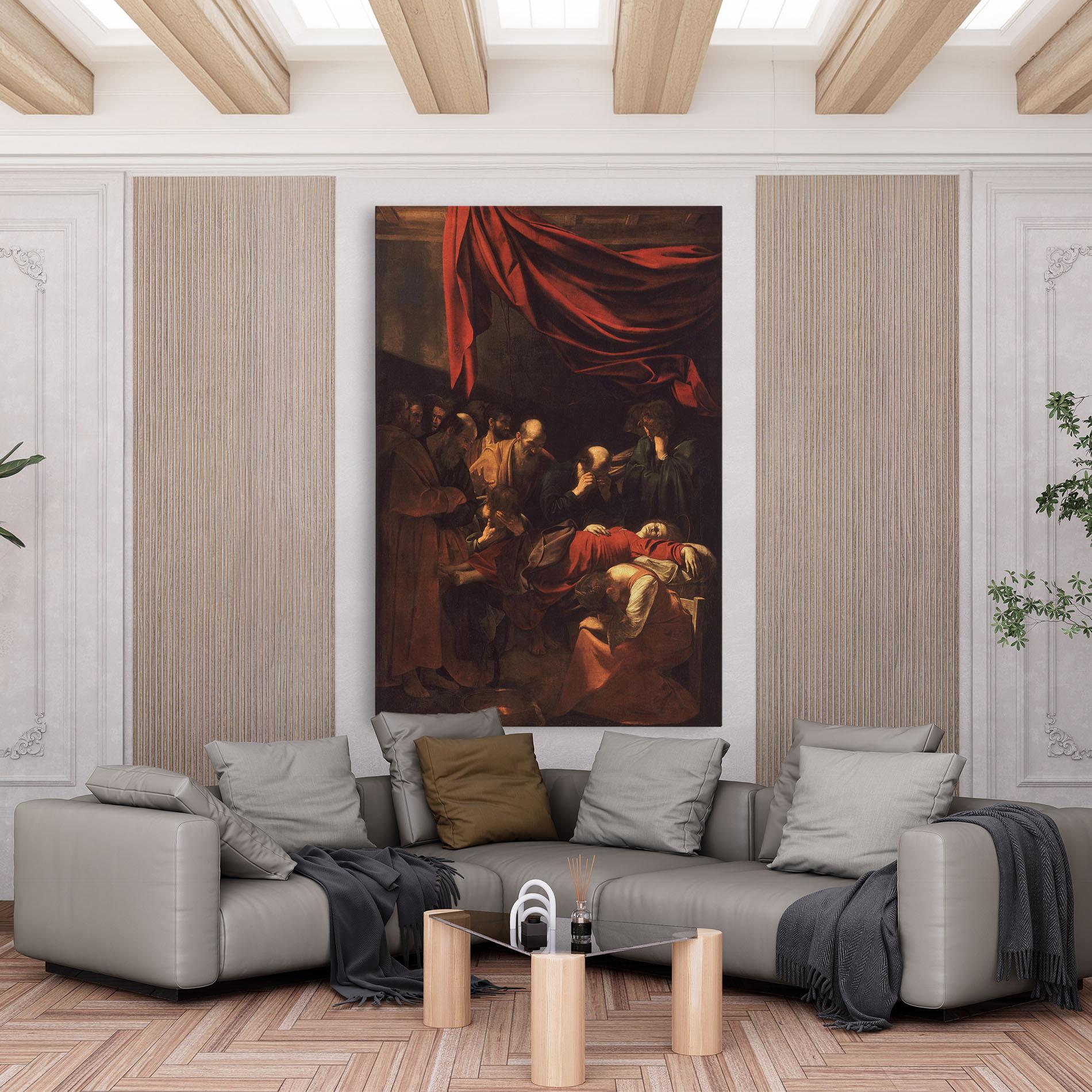 Vászonkép Death Of The Virgin mockup 6