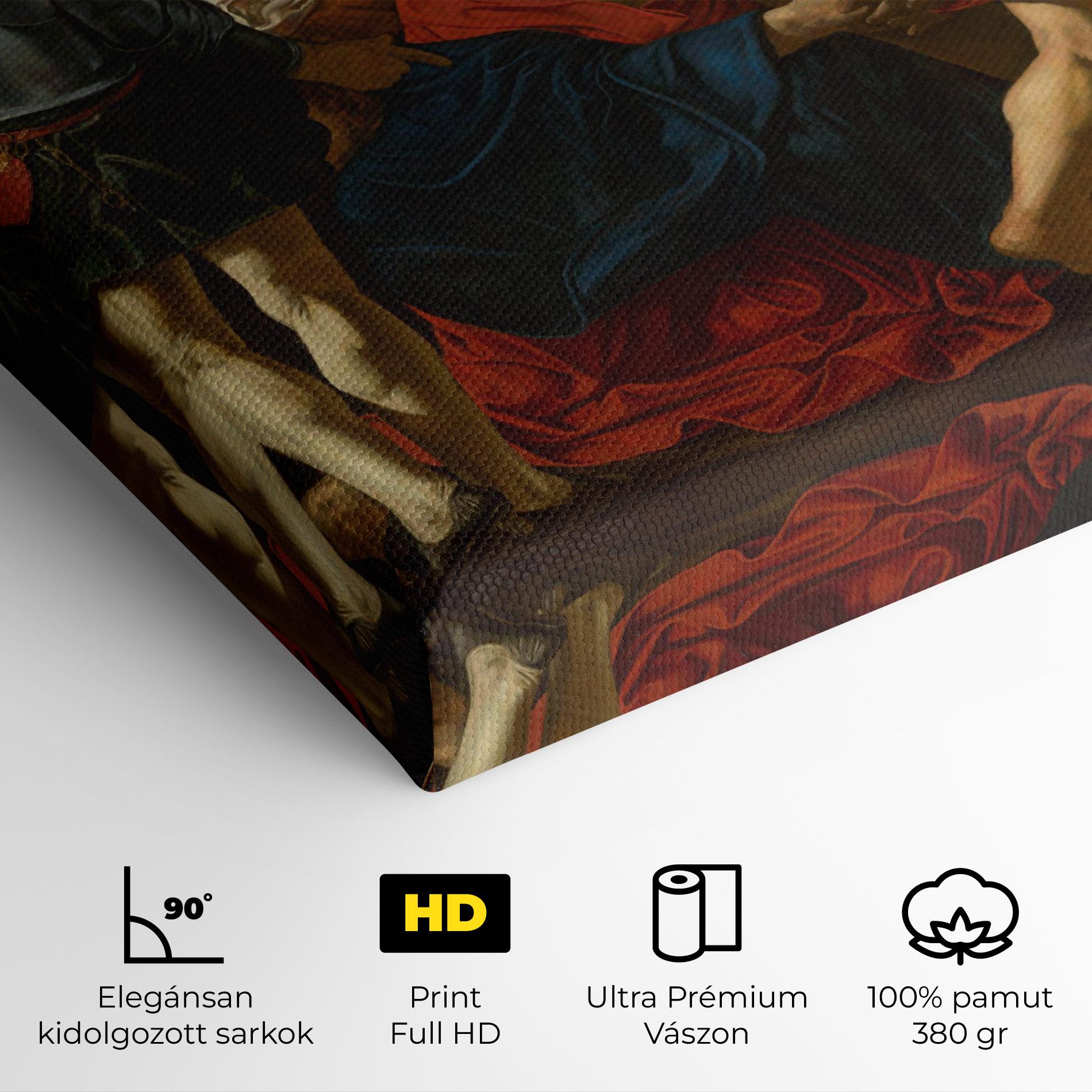 Vászonkép Fall Of Christ Calvary mockup 4