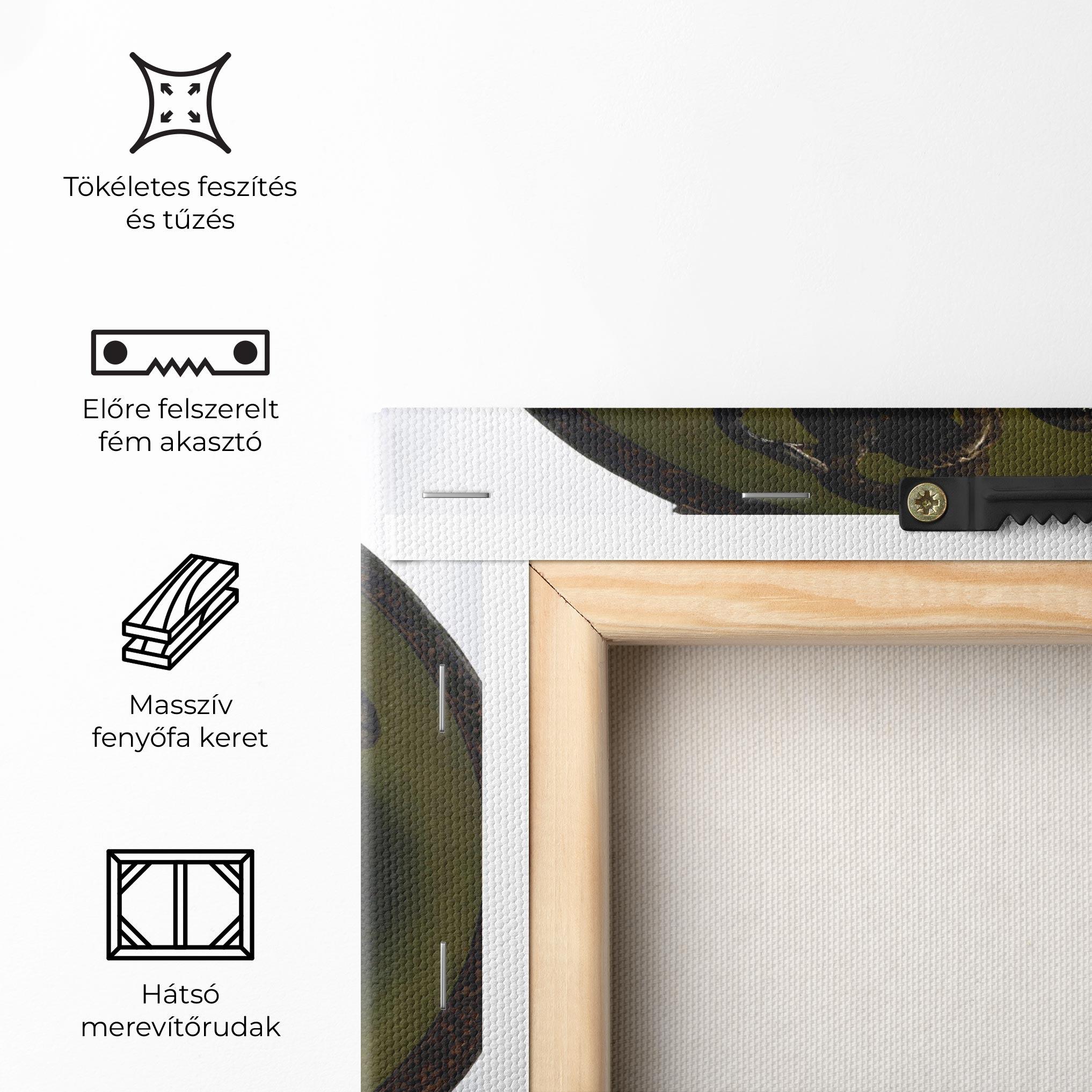 Vászonkép Caravaggio Medusa mockup 5