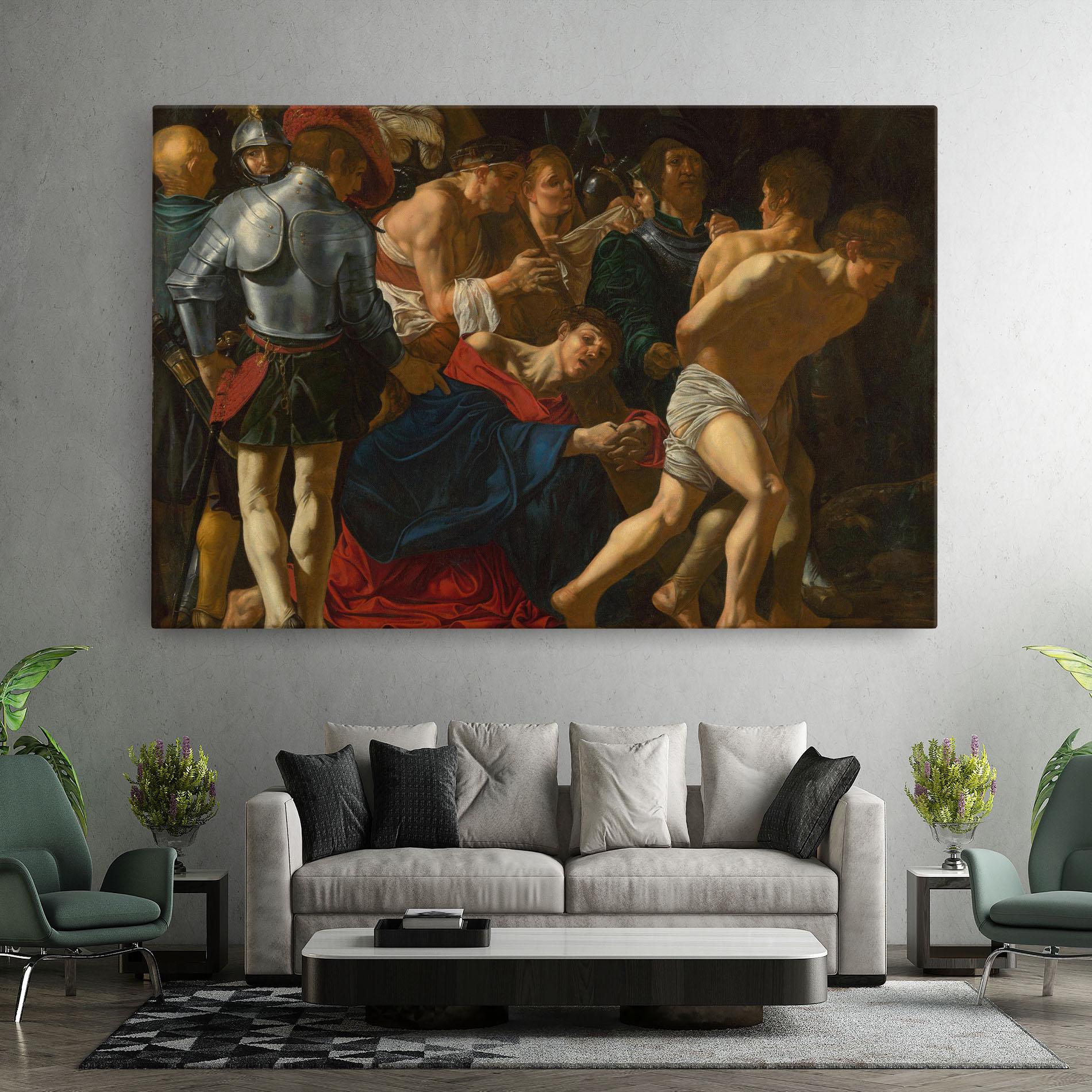 Vászonkép Fall Of Christ Calvary mockup 7