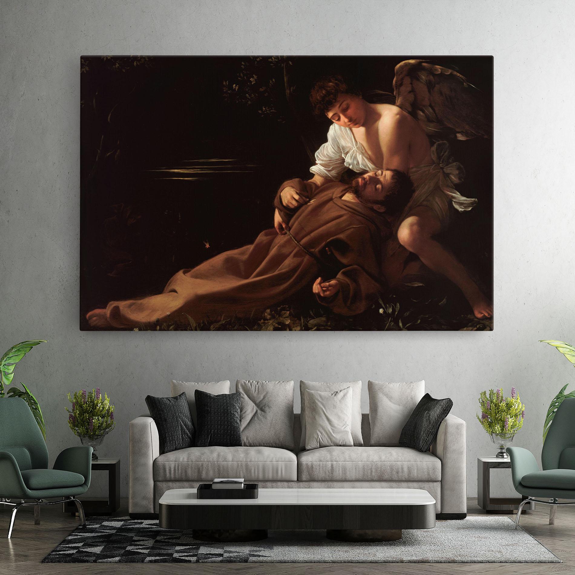 Vászonkép Francis Of Assisi In Ecstasy mockup 7