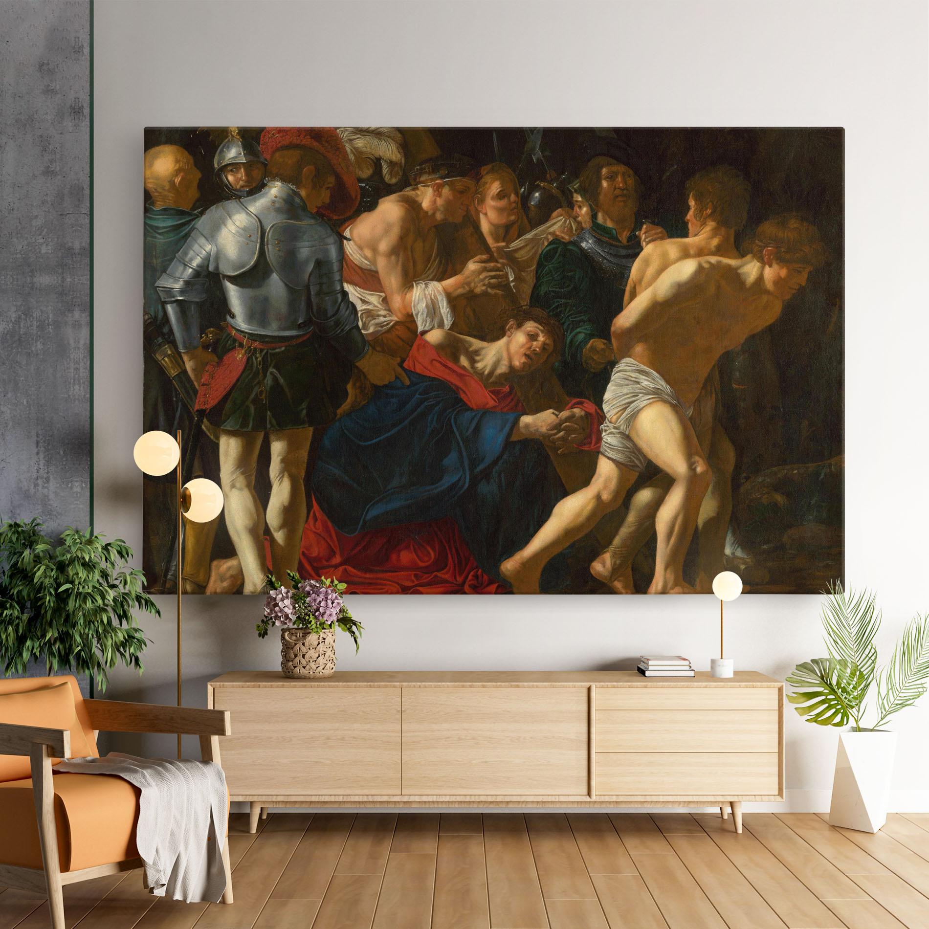 Vászonkép Fall Of Christ Calvary mockup 9